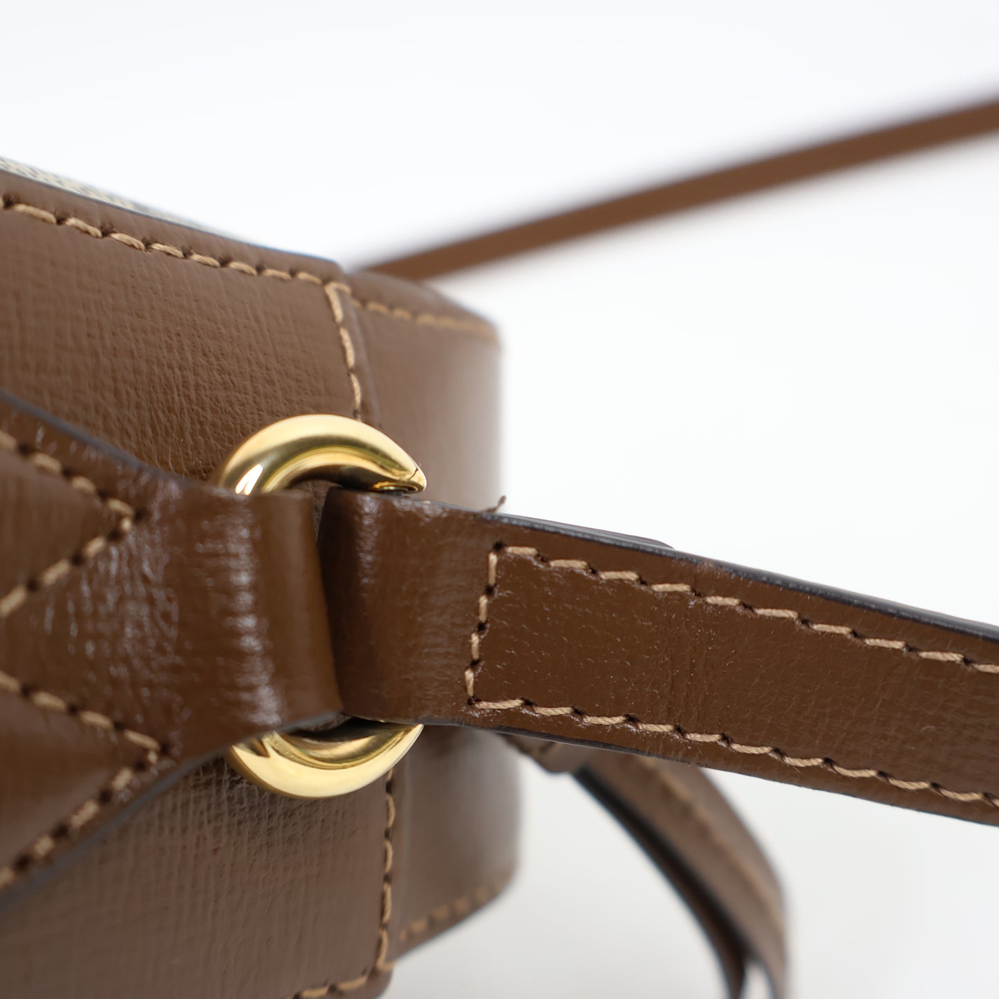 Gucci Horse Bit Camera Bag GG Canvas Brown