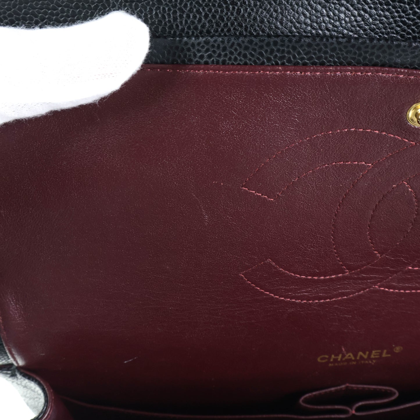 Chanel Classic Maxi Black Caviar GHW