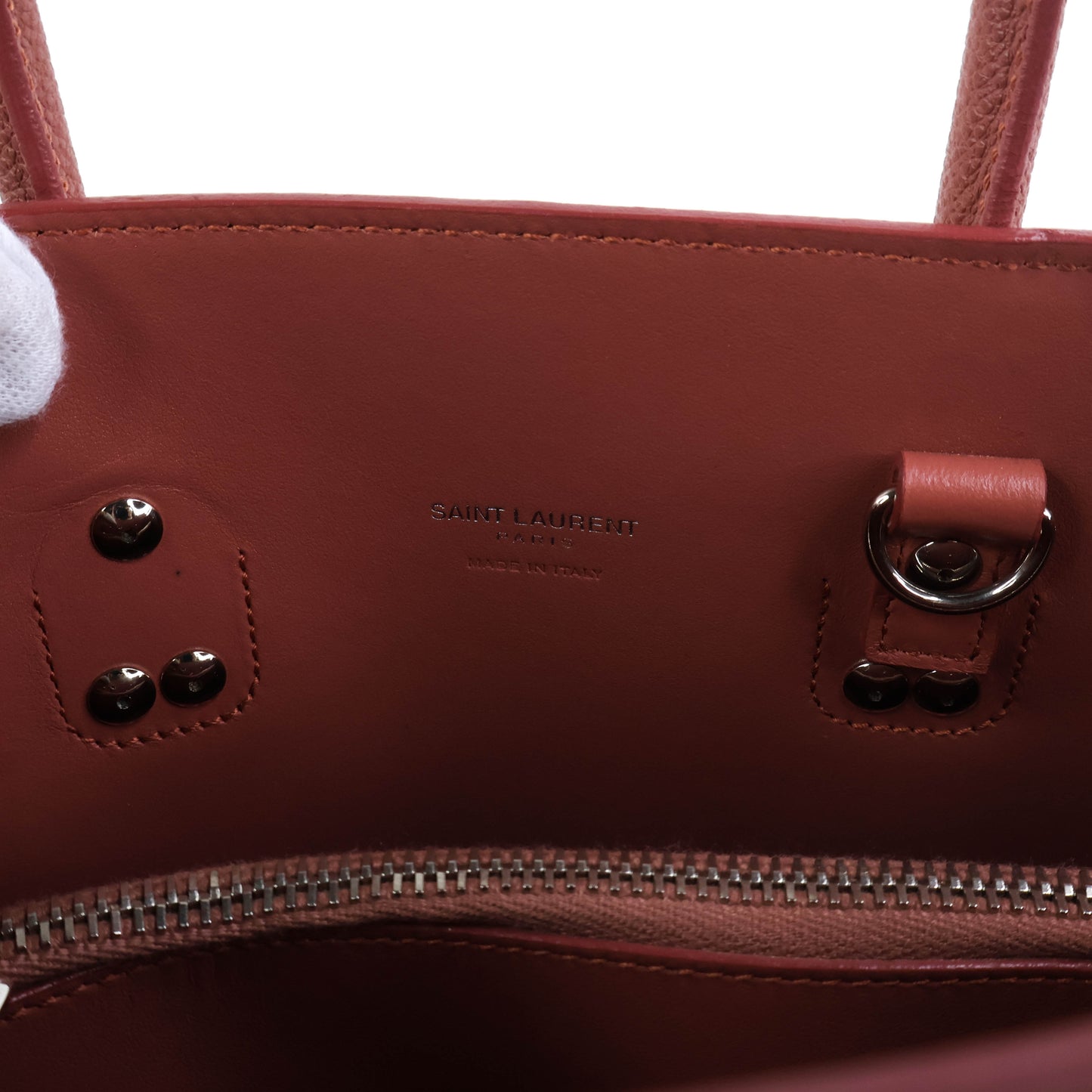 Saint Laurent Sac De Jour Baby Terracotta