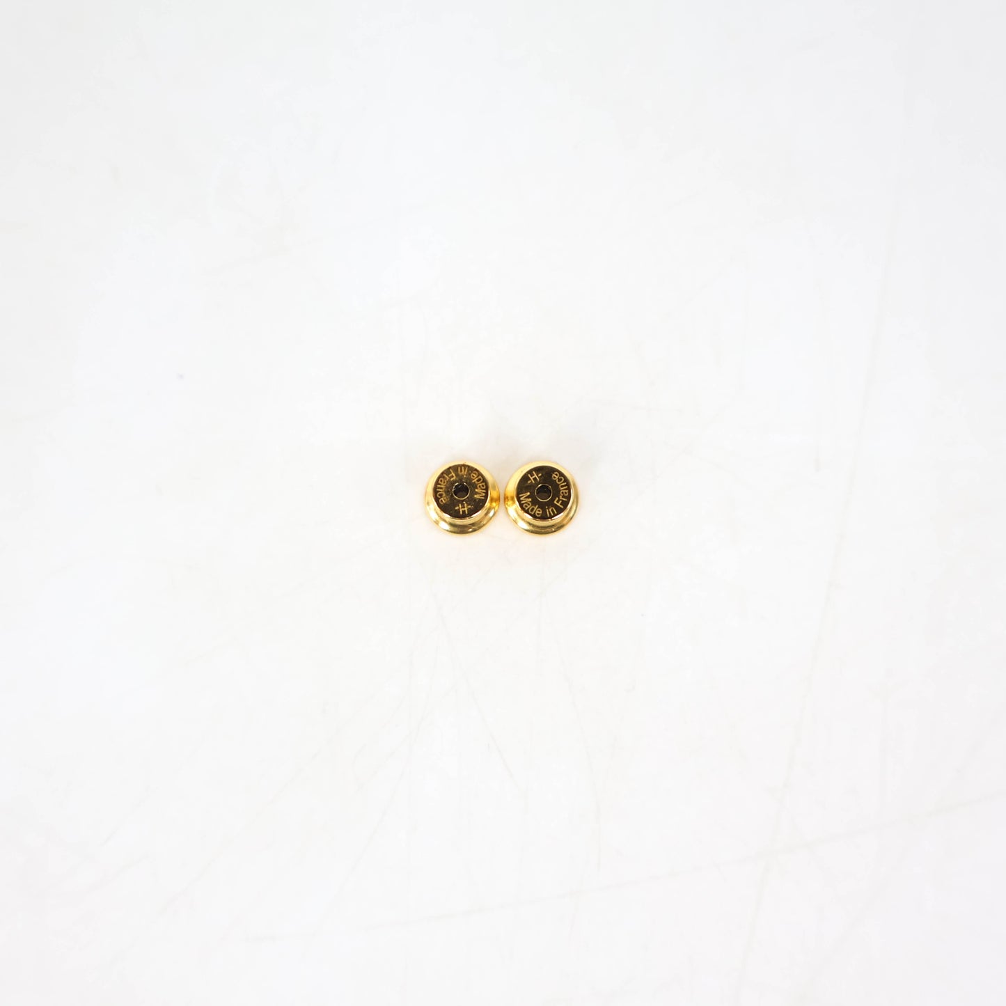 Hermes Mini Pop H Earrings Black GHW