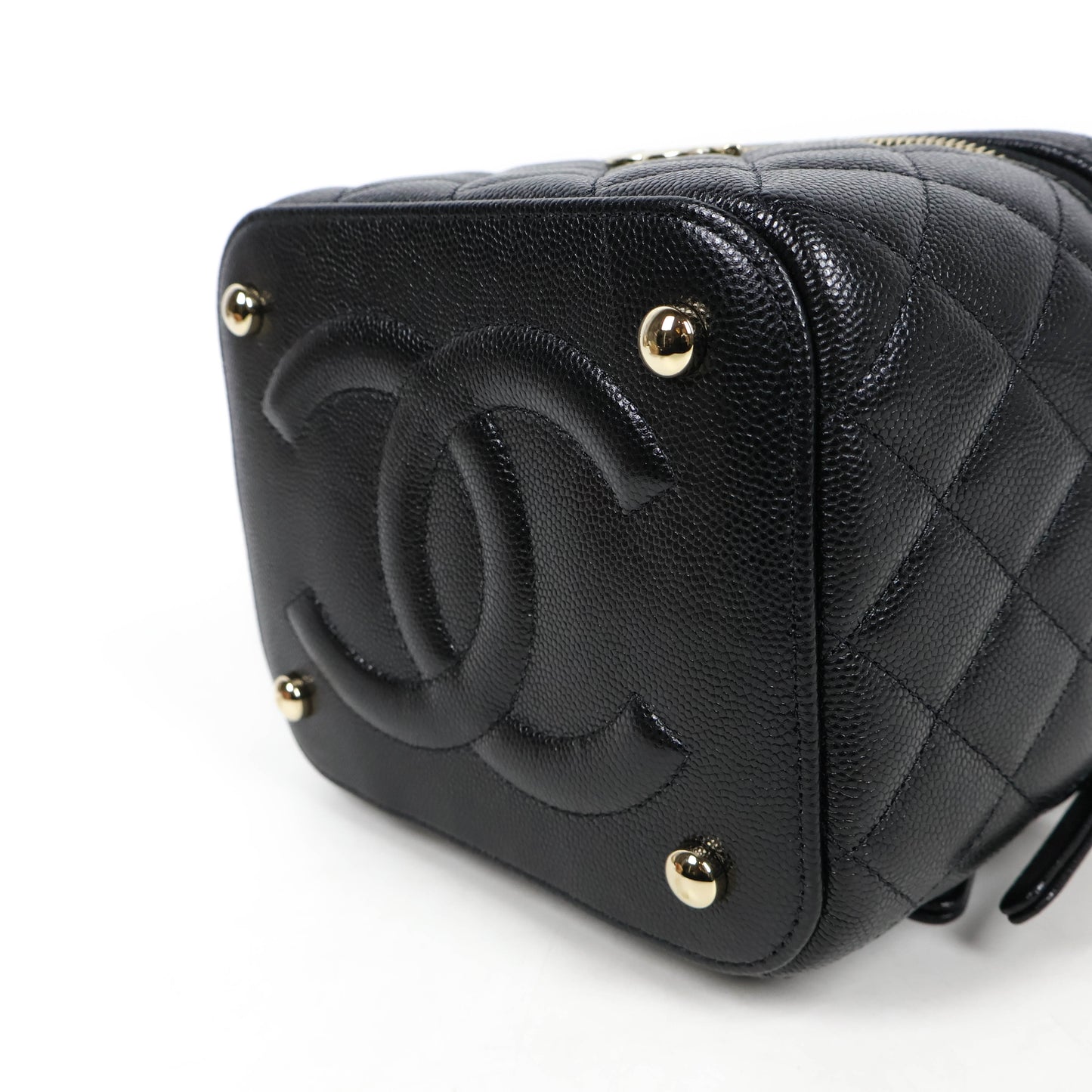 Chanel Vanity Case Bag Black Caviar GHW