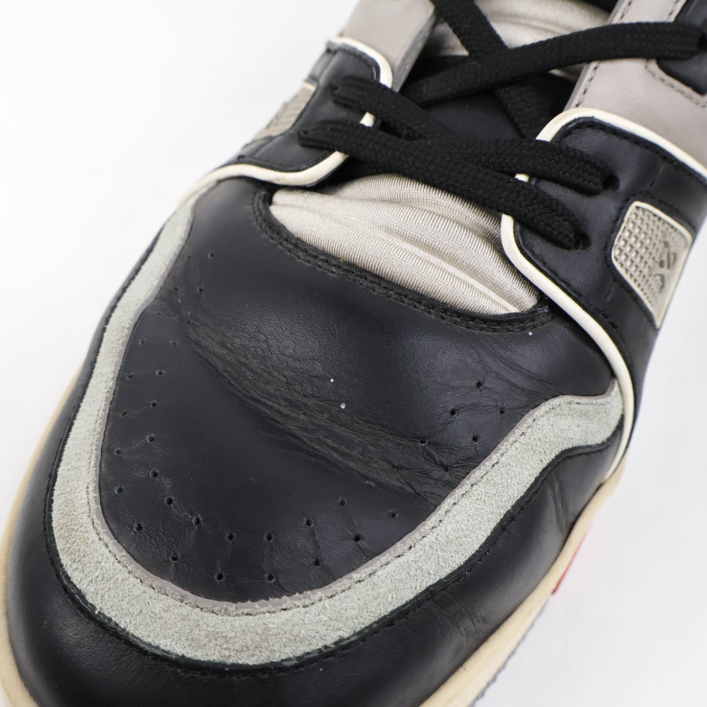 Louis Vuitton Trainer Sneakers Low Black/Grey 9