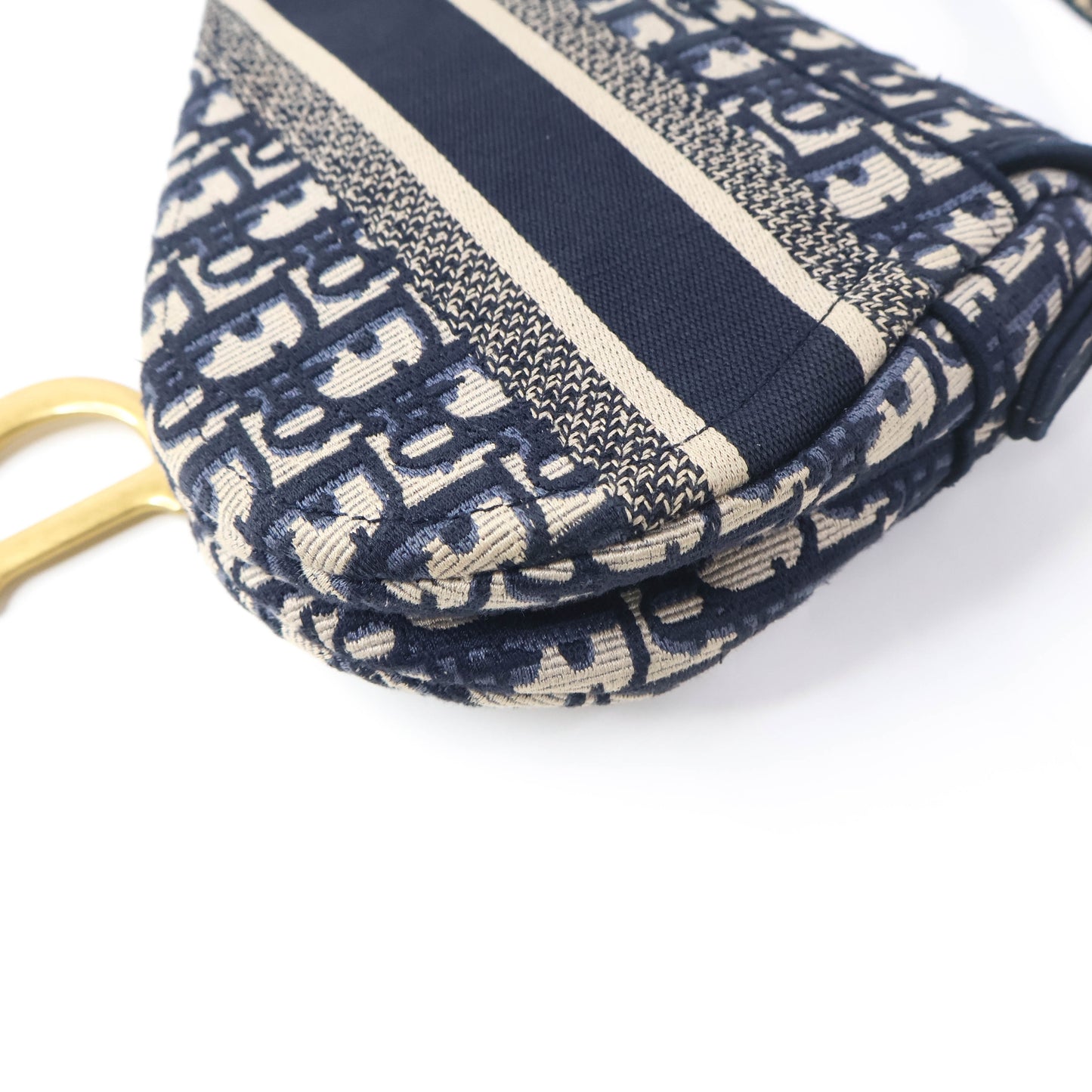 Christian Dior Saddle Medium Oblique Navy