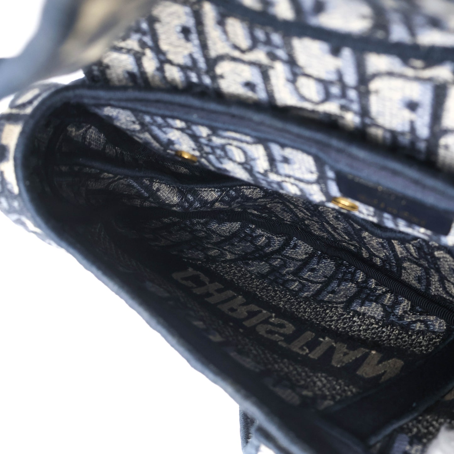 Christian Dior Saddle Medium Oblique Navy