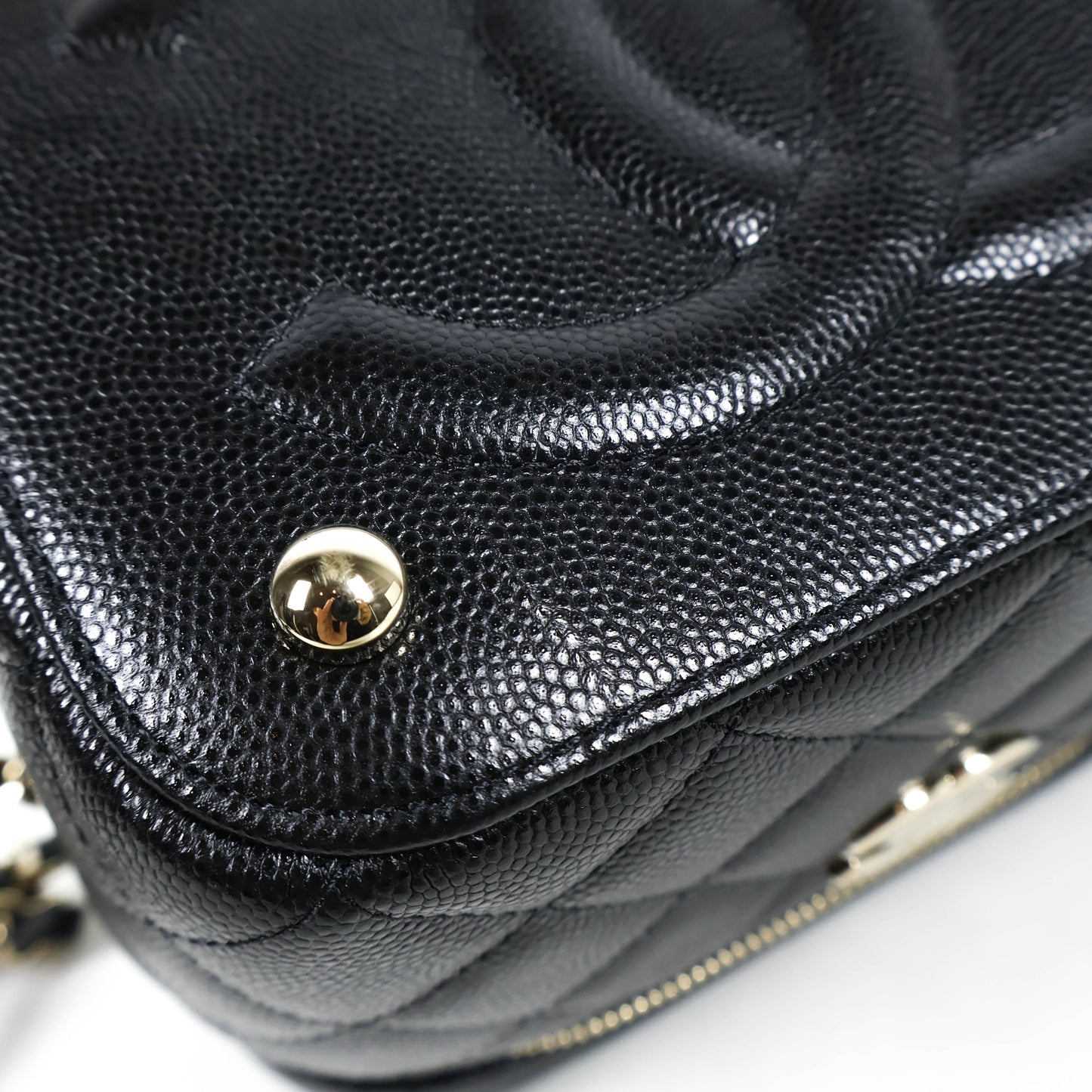 Chanel Vanity Case Bag Black Caviar GHW
