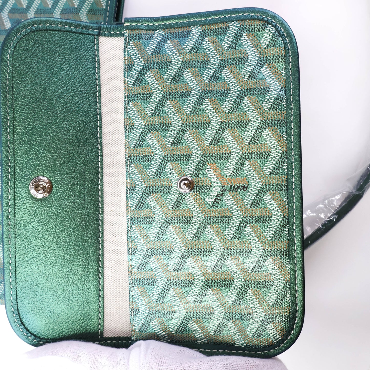 Goyard Boheme Metallic Green