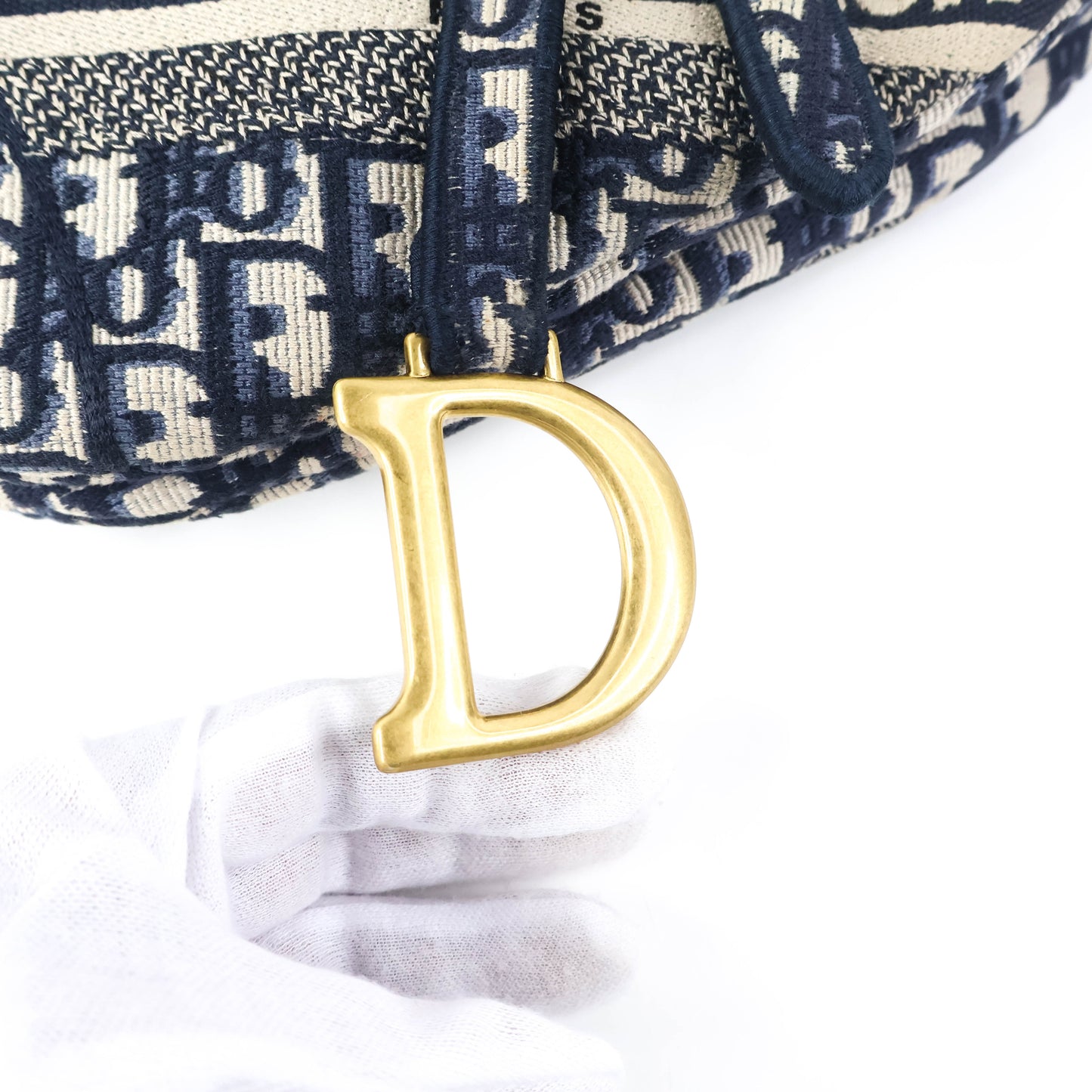 Christian Dior Saddle Medium Oblique Navy