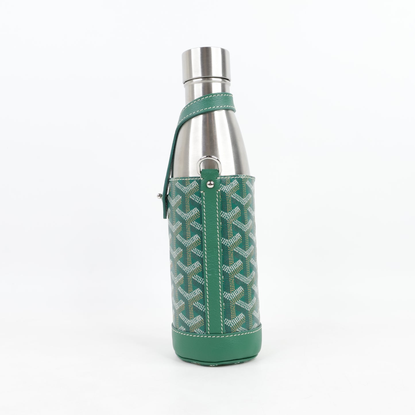 Goyard Yonne MM Case & Flask Green