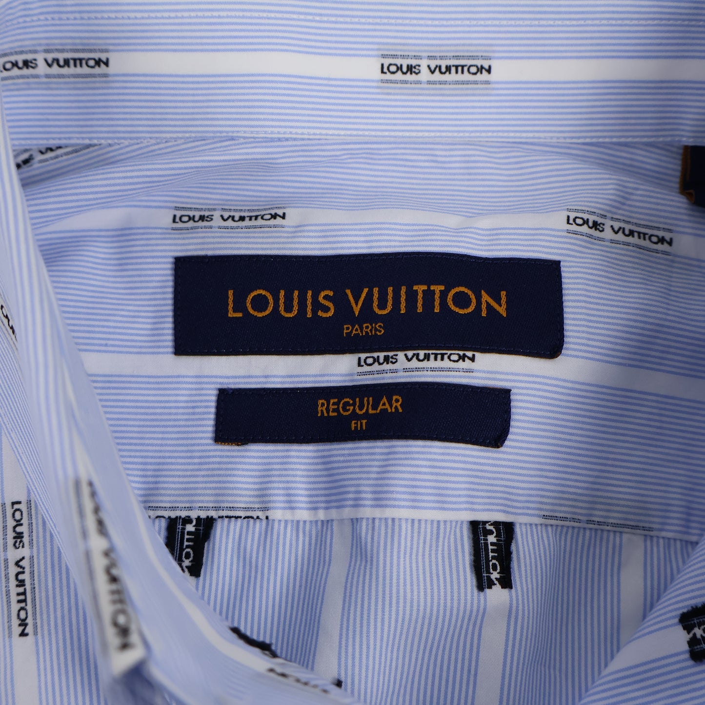 Louis Vuitton Shirt Blue White