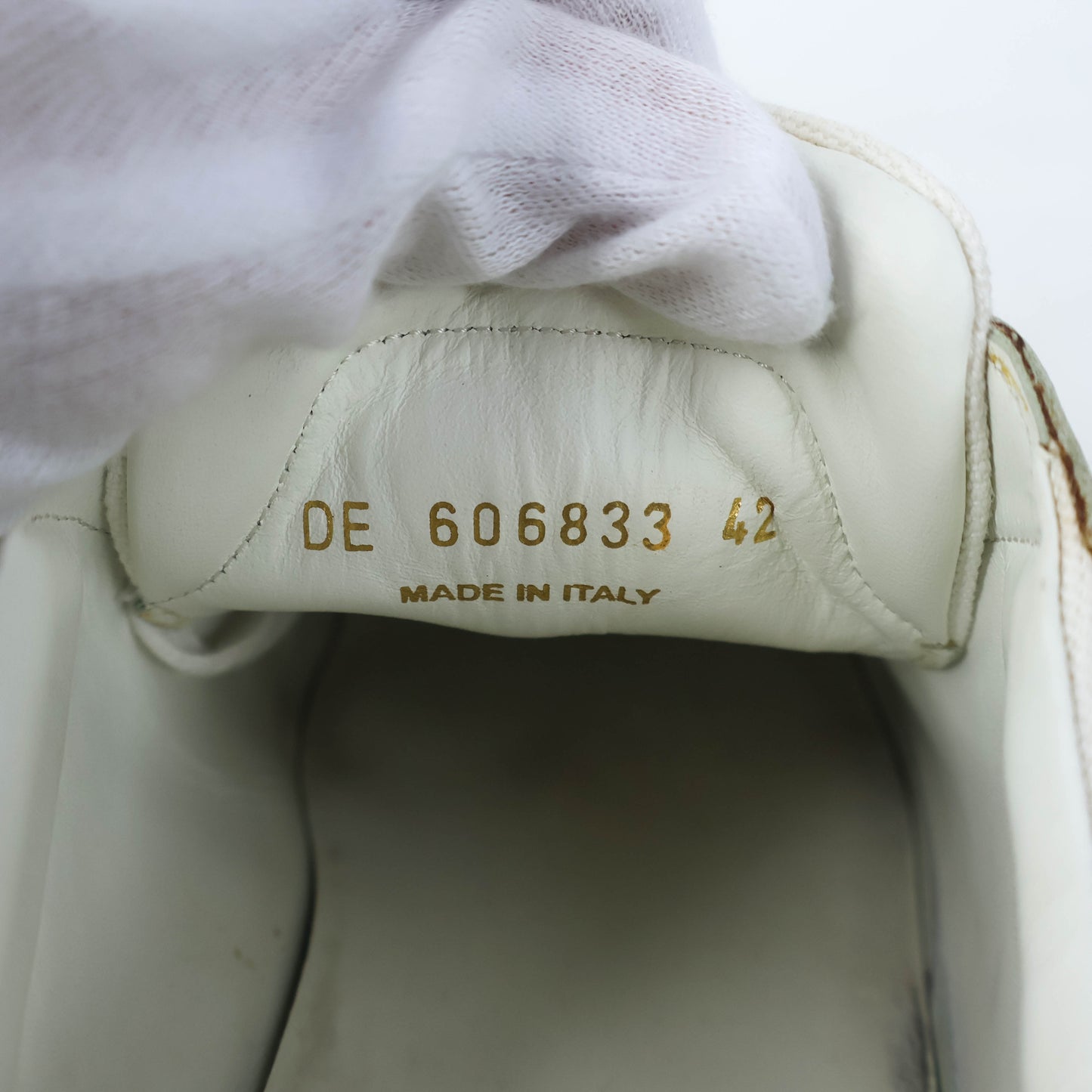 Saint Laurent Sneakers White Canvas 42