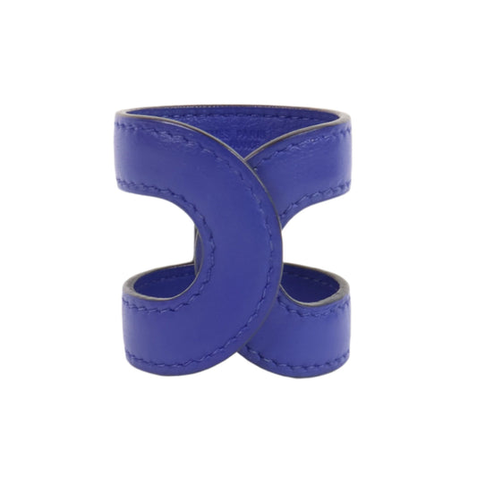 Hermes Cuff Bracelet Blue Electric Swift