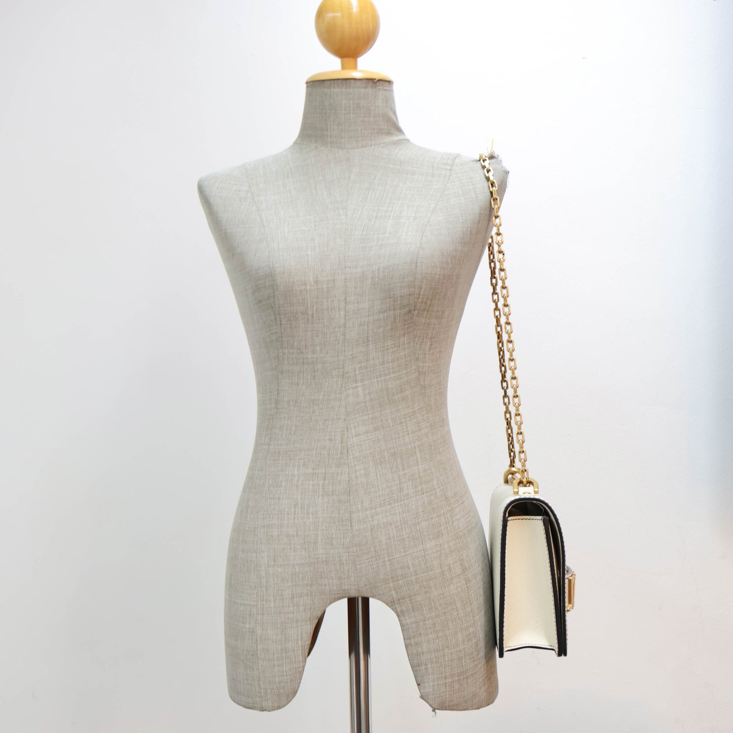 Christian Dior (R)Evolution Medium Flap Bag White