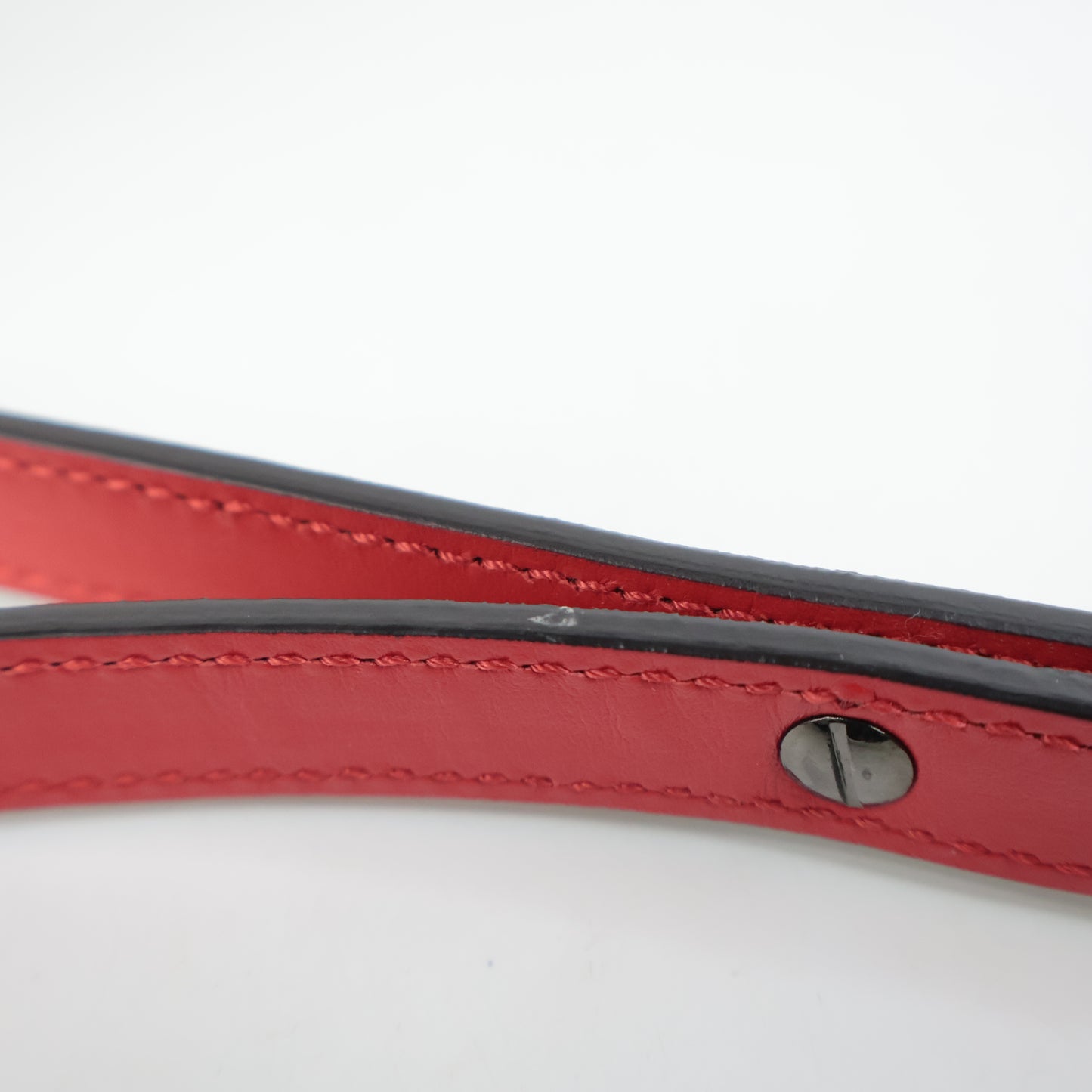 Christian Louboutin Handbag With Strap Beige Red