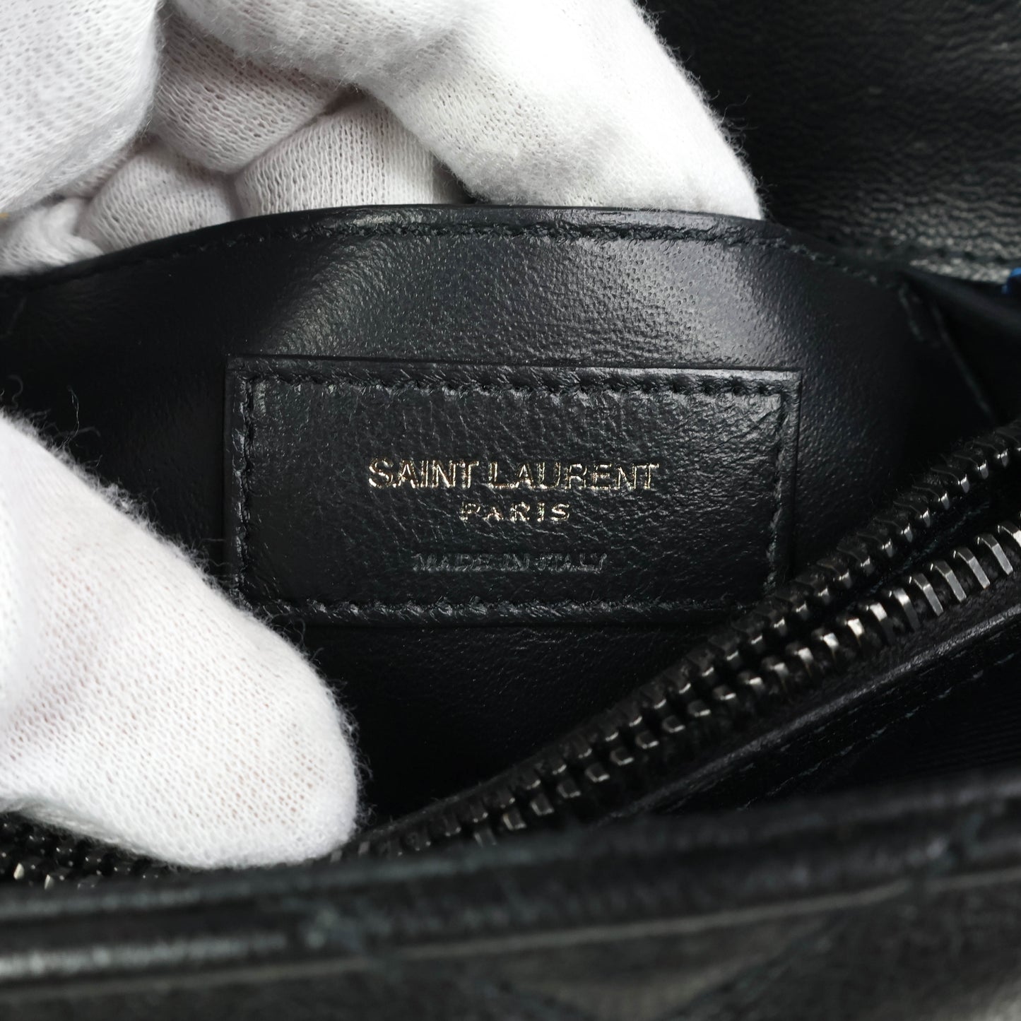 Saint Laurent College Medium All Black