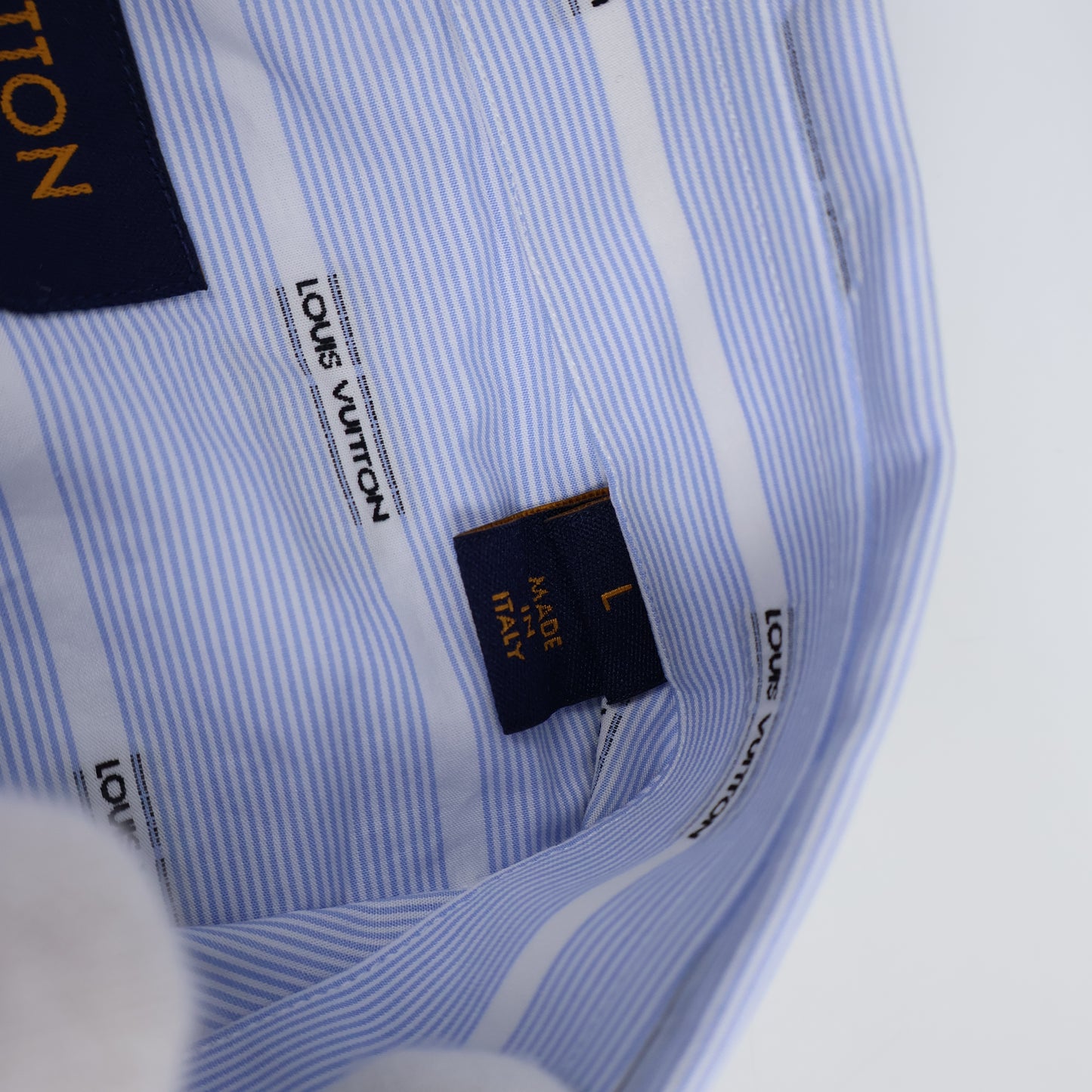 Louis Vuitton Shirt Blue White