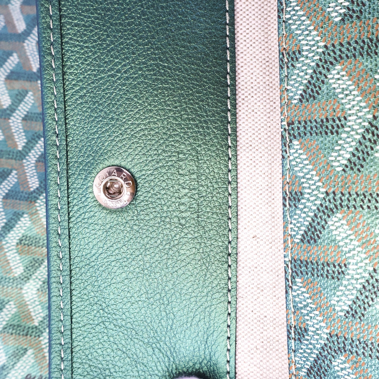 Goyard Boheme Metallic Green