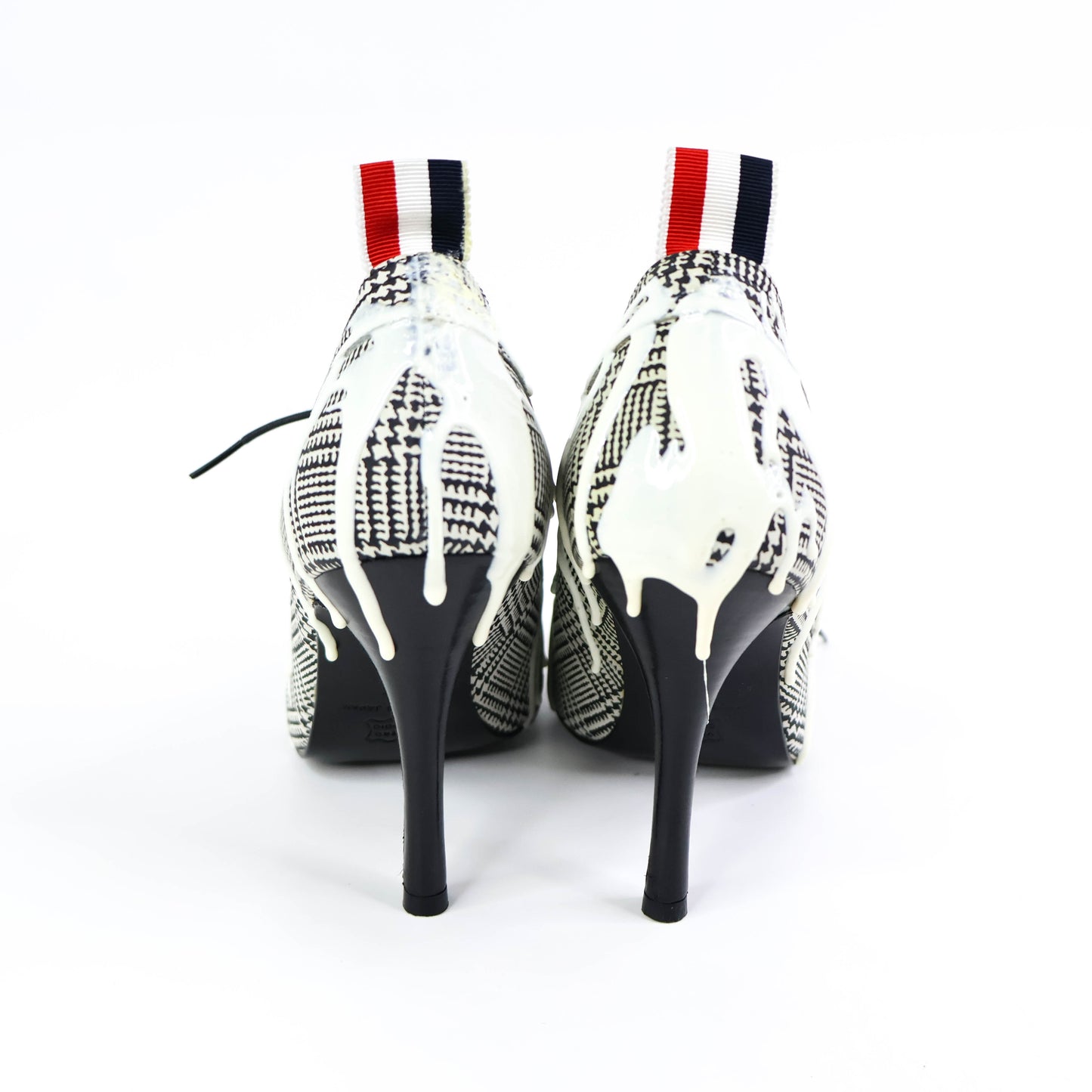 Thom Brown Boots Heel Black White 37
