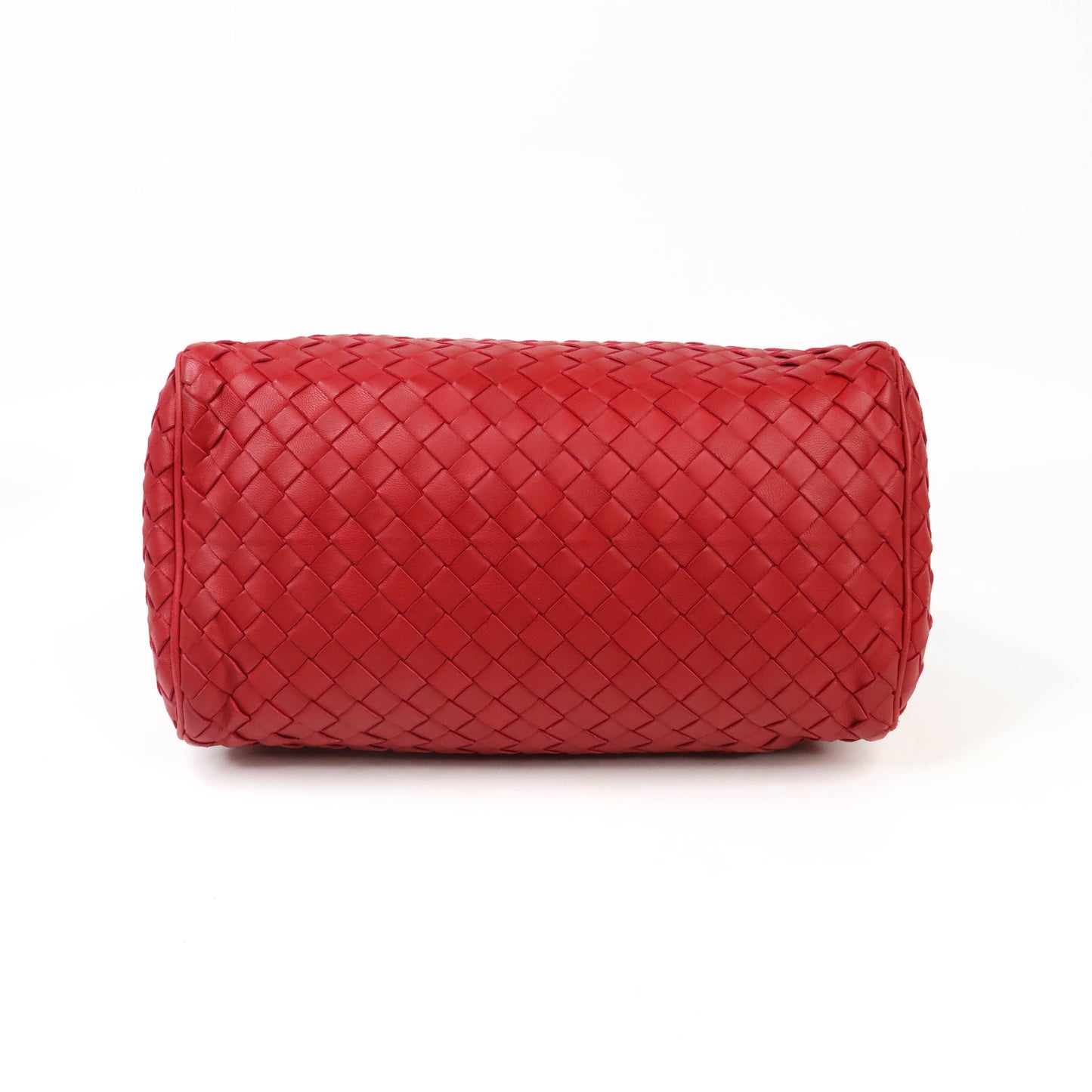 Bottega Veneta Mini Boston Bag Red