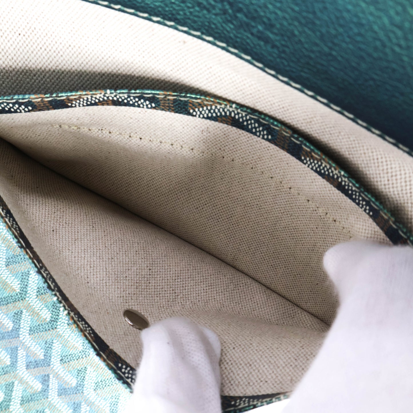 Goyard Boheme Metallic Green