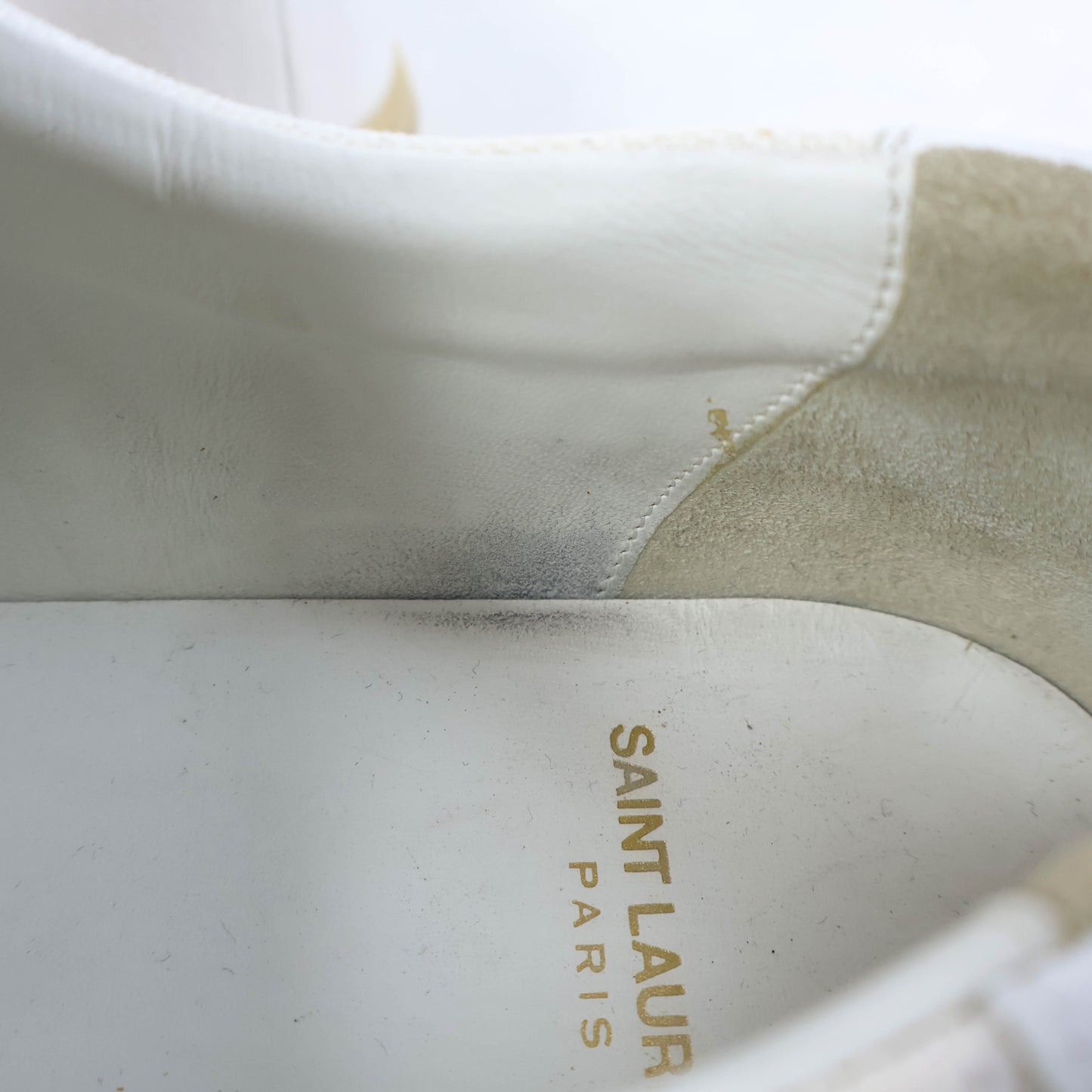 Saint Laurent Sneakers White Canvas 42