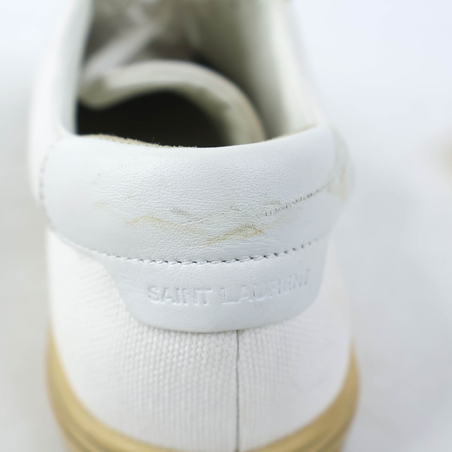 Saint Laurent Sneakers White Canvas 42