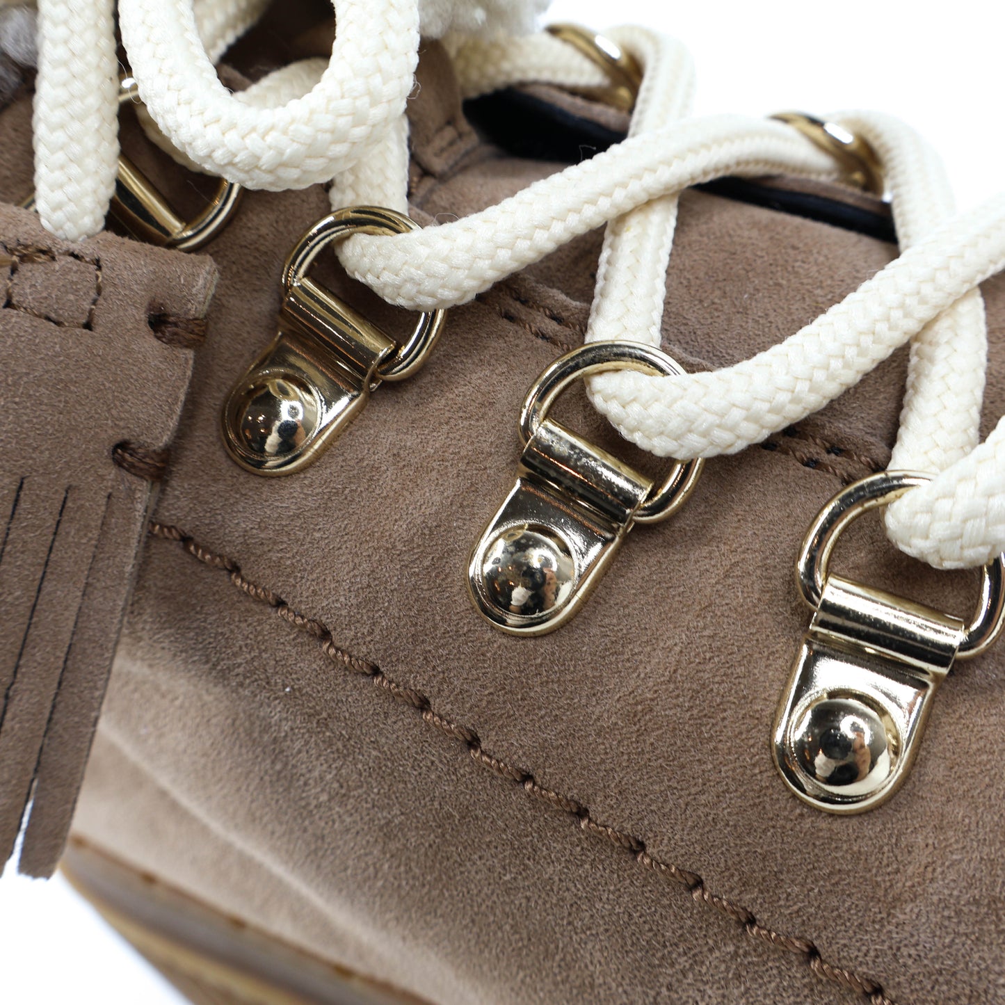 Tod's Boots Suede Wool Brown 36.5