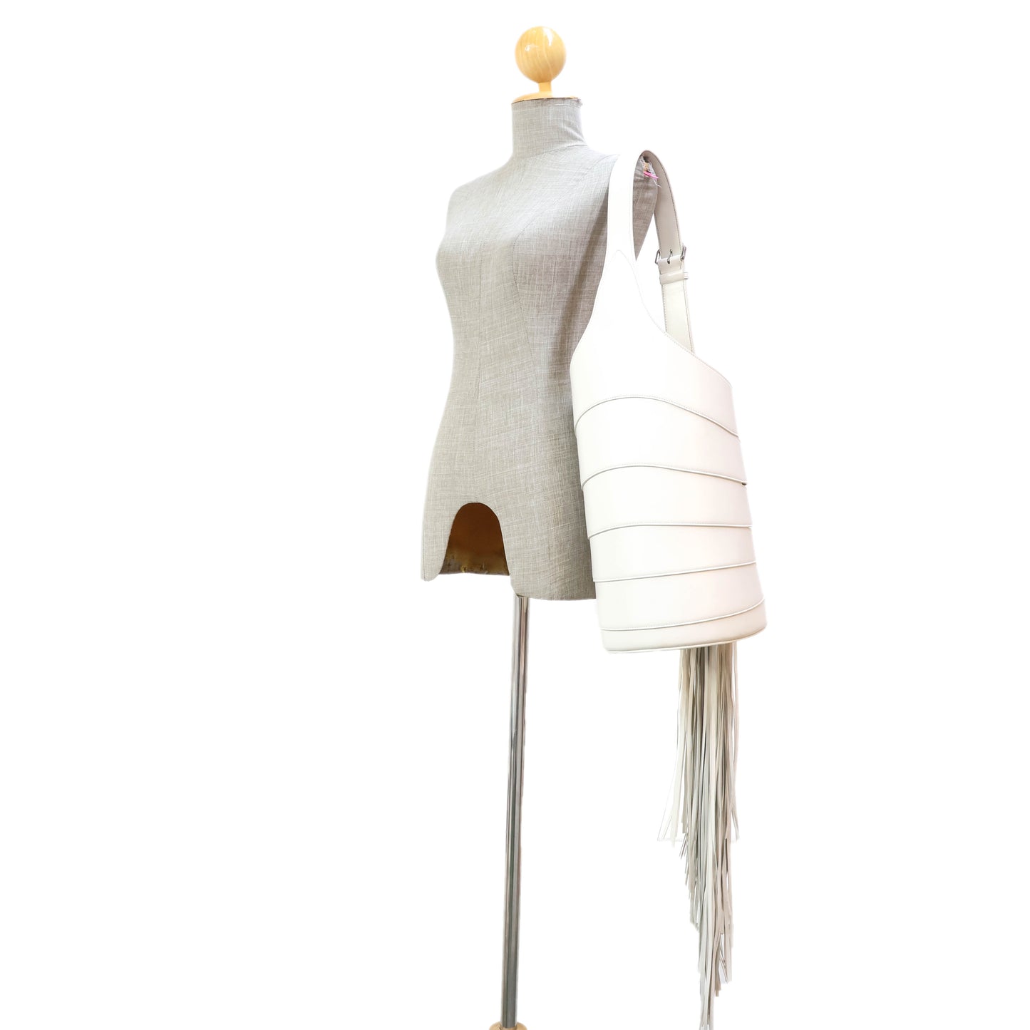 Alaia Babel Medium Bag White