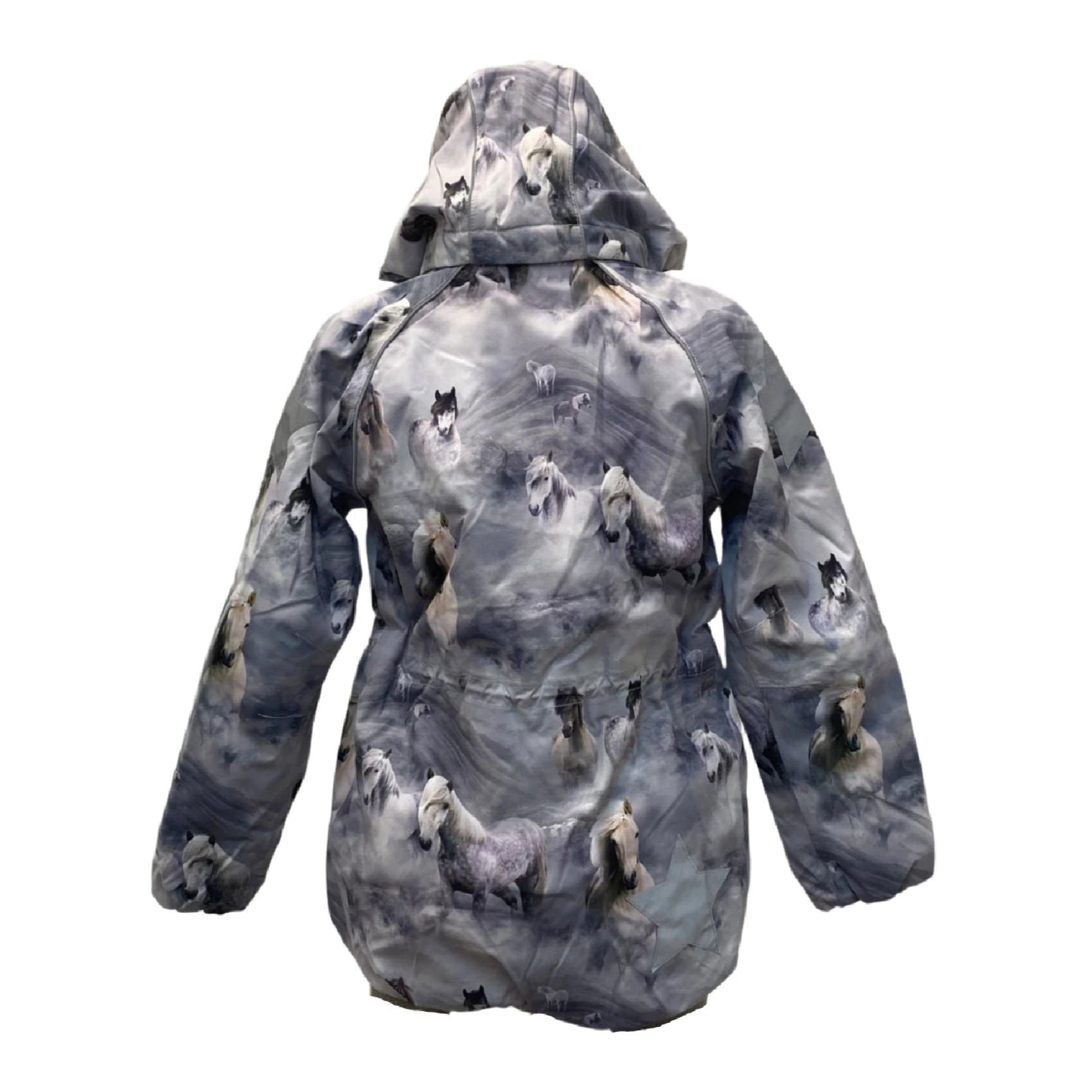 Molo Ski Jacket Grey Pony Print