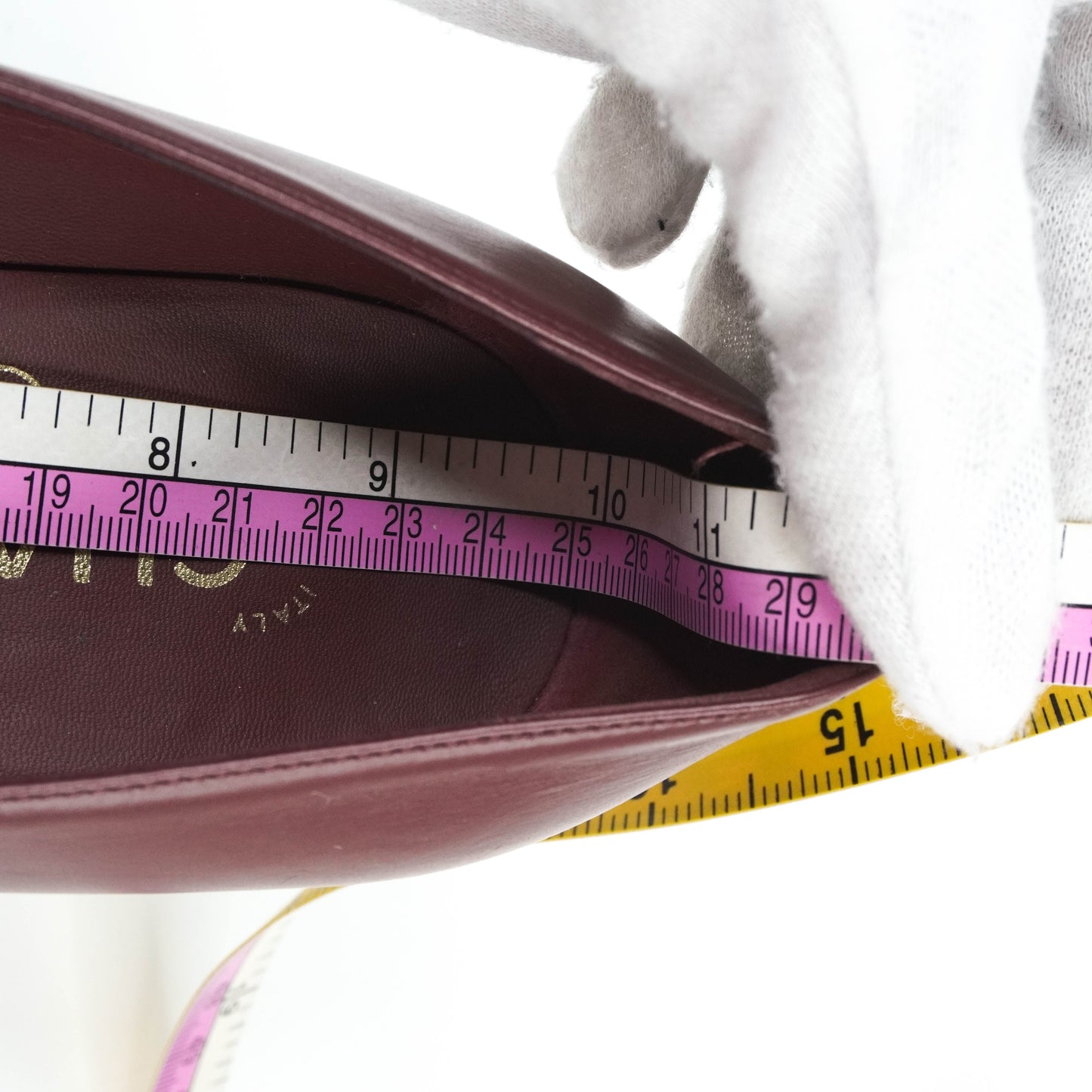 Chanel Pumps Burgundy Black 38C