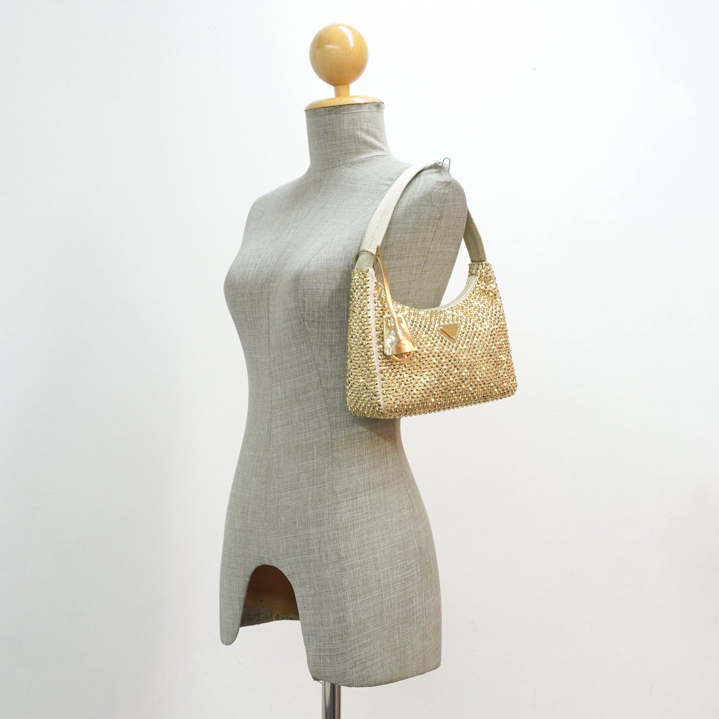 Parda Re-Edition 2000 Gold With Crystal