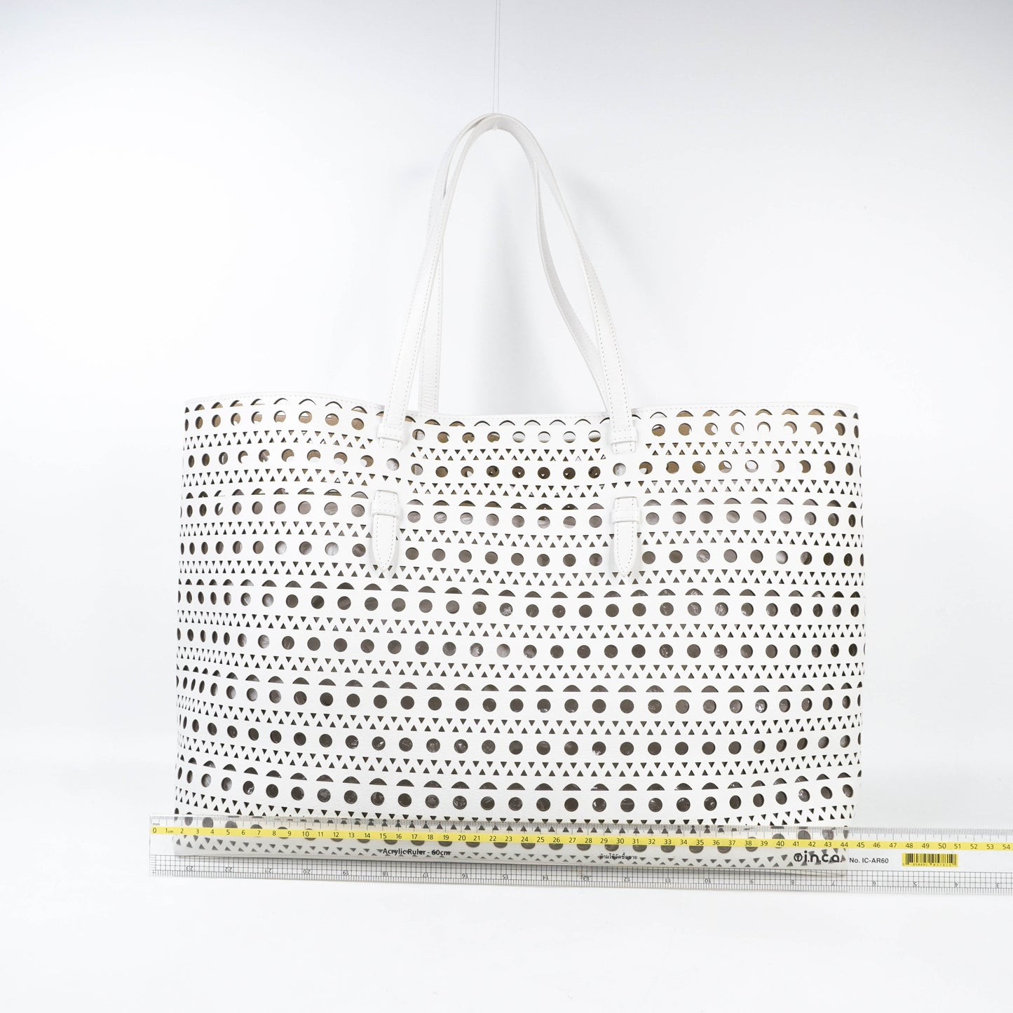 Alaia Neo Vienne Soft Calfskin (Tote White)