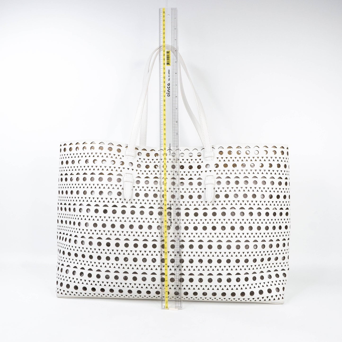 Alaia Neo Vienne Soft Calfskin (Tote White)