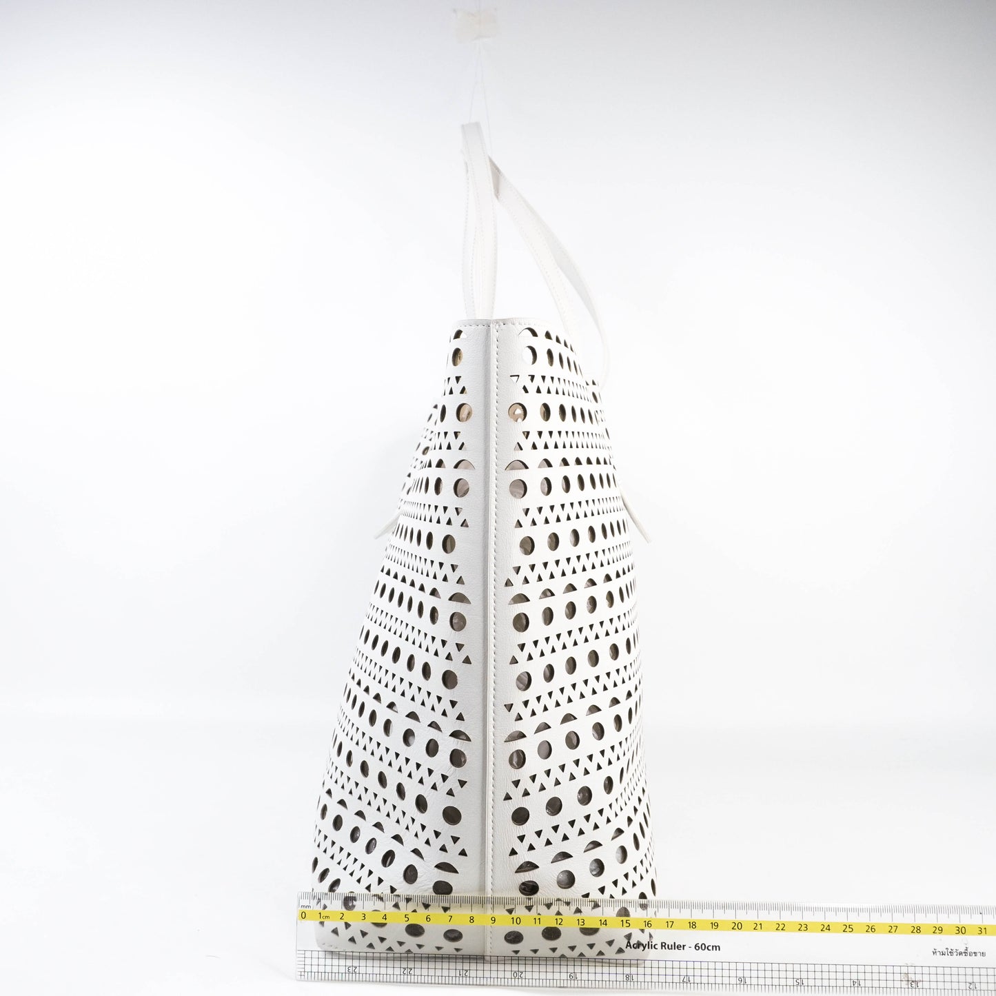 Alaia Neo Vienne Soft Calfskin (Tote White)