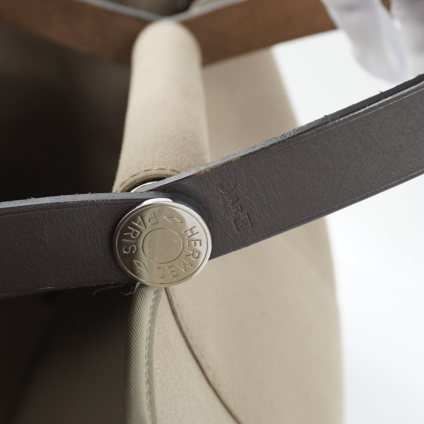 Hermes Cabag GM Tote Etoupe