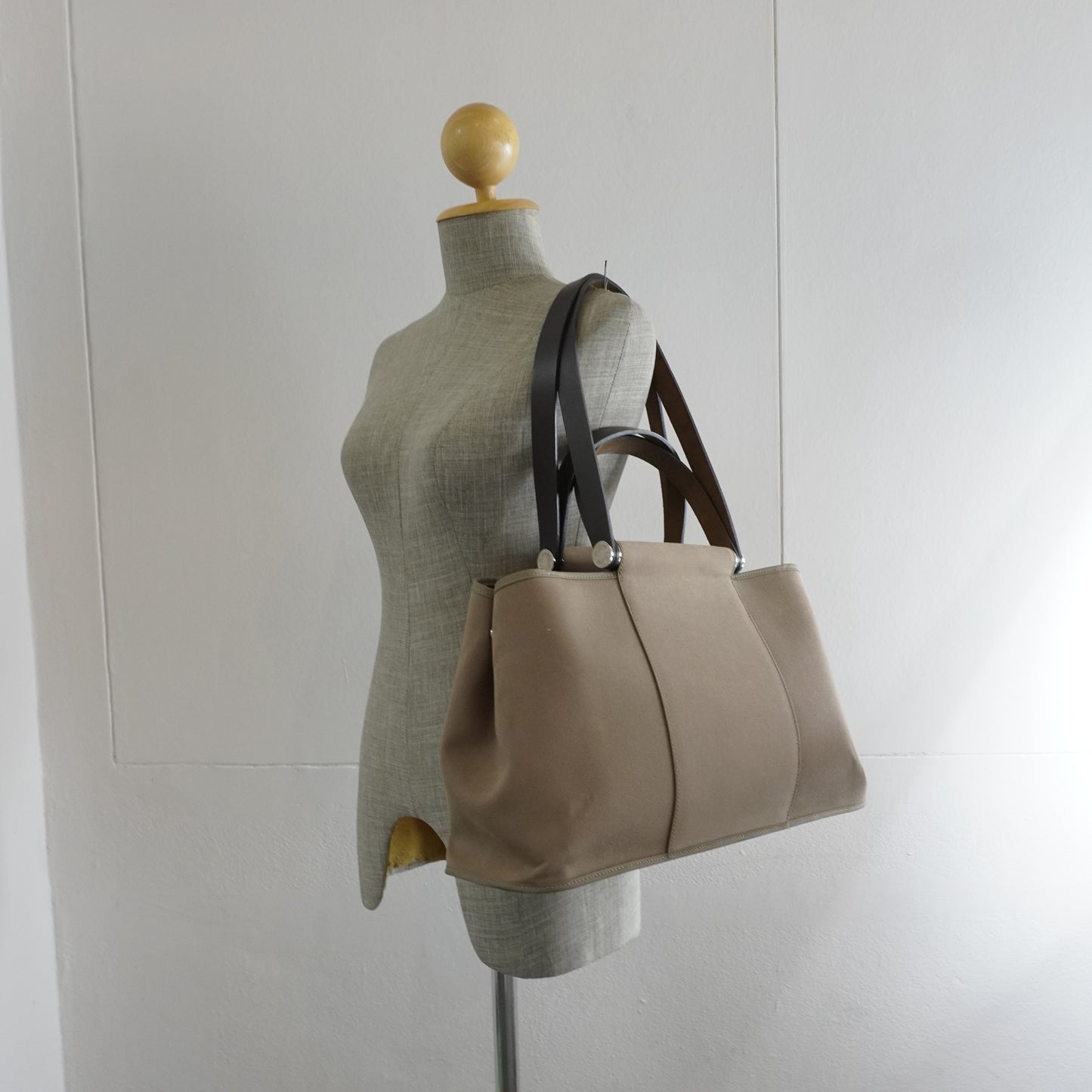 Hermes Cabag GM Tote Etoupe