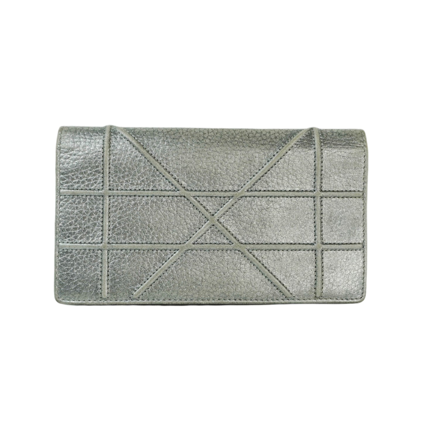 Christian Dior Long Wallet Grey