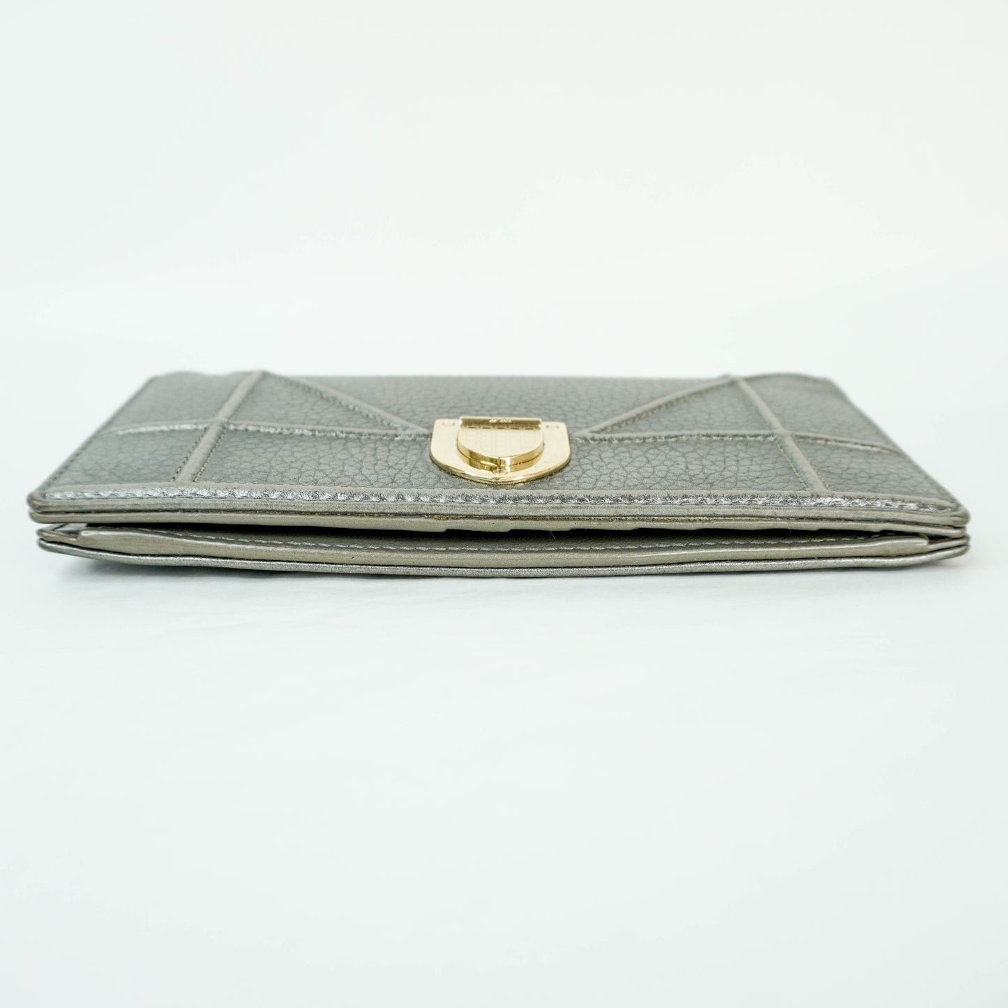 Christian Dior Long Wallet Grey