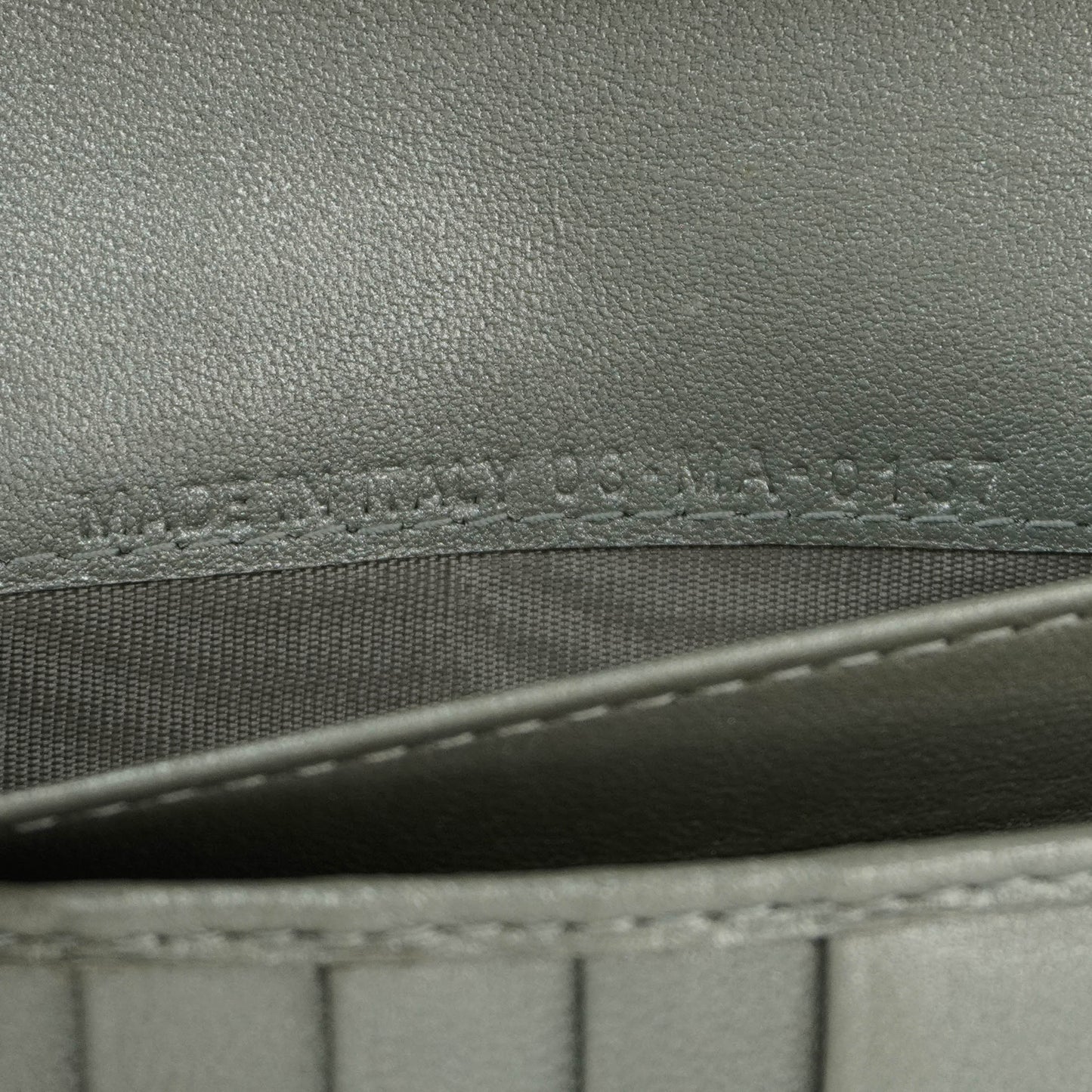 Christian Dior Long Wallet Grey