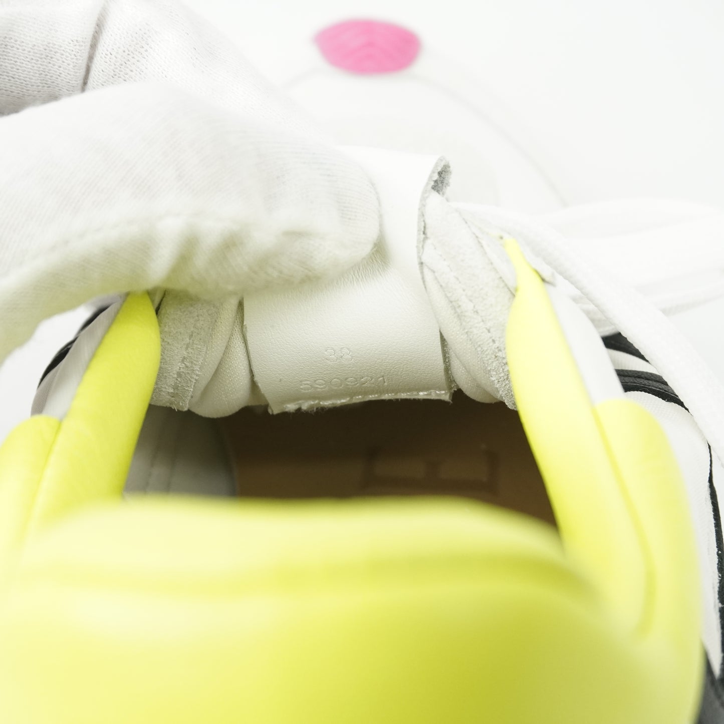 Loewe Sneakers White Pink Green 38