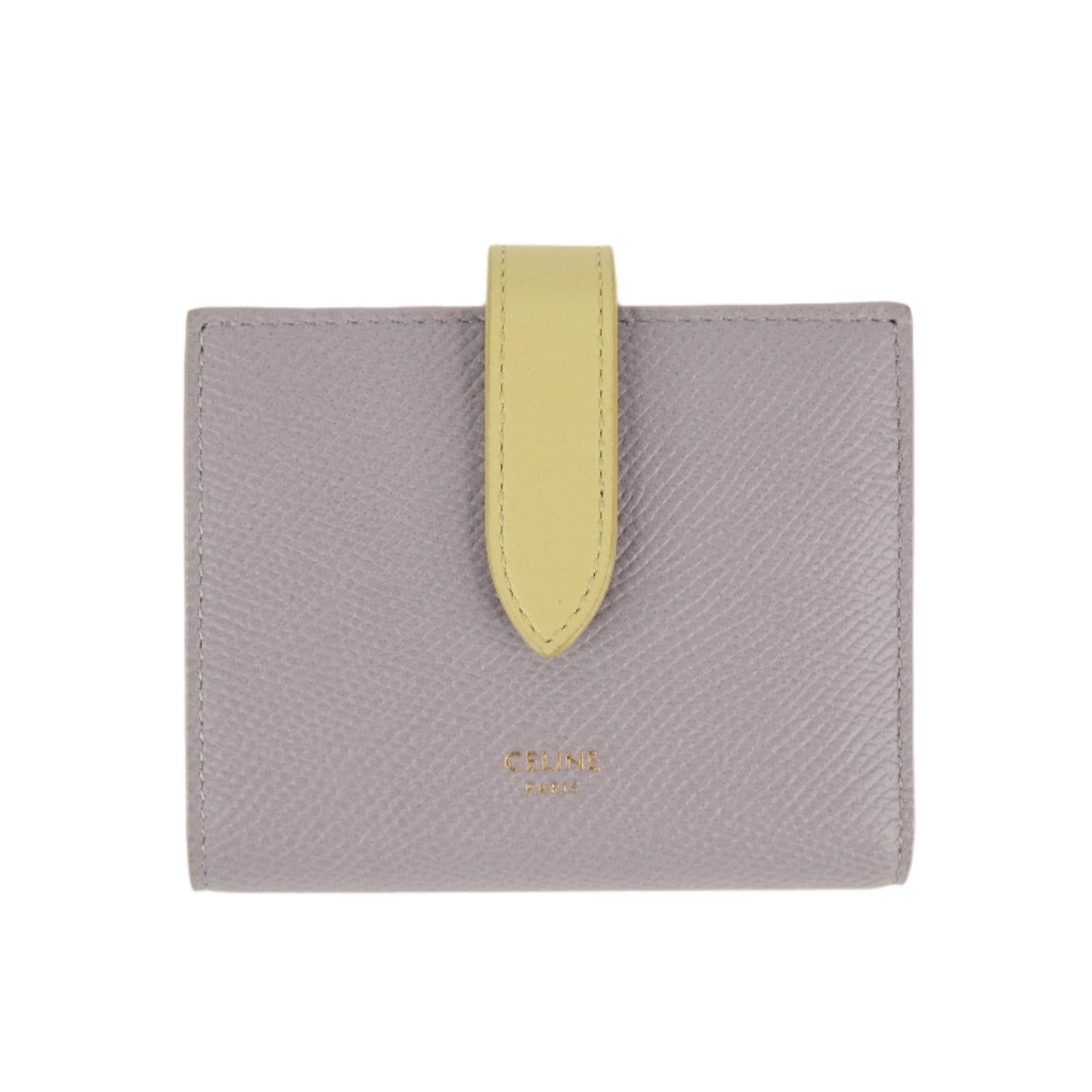 Celine Short Wallet Lilac Yellow