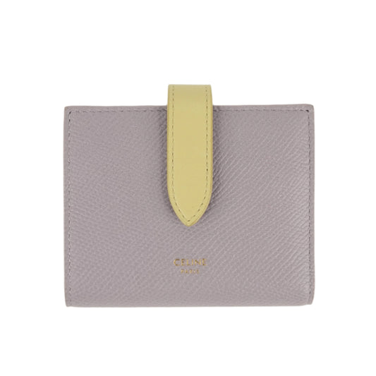 Celine Short Wallet Lilac Yellow