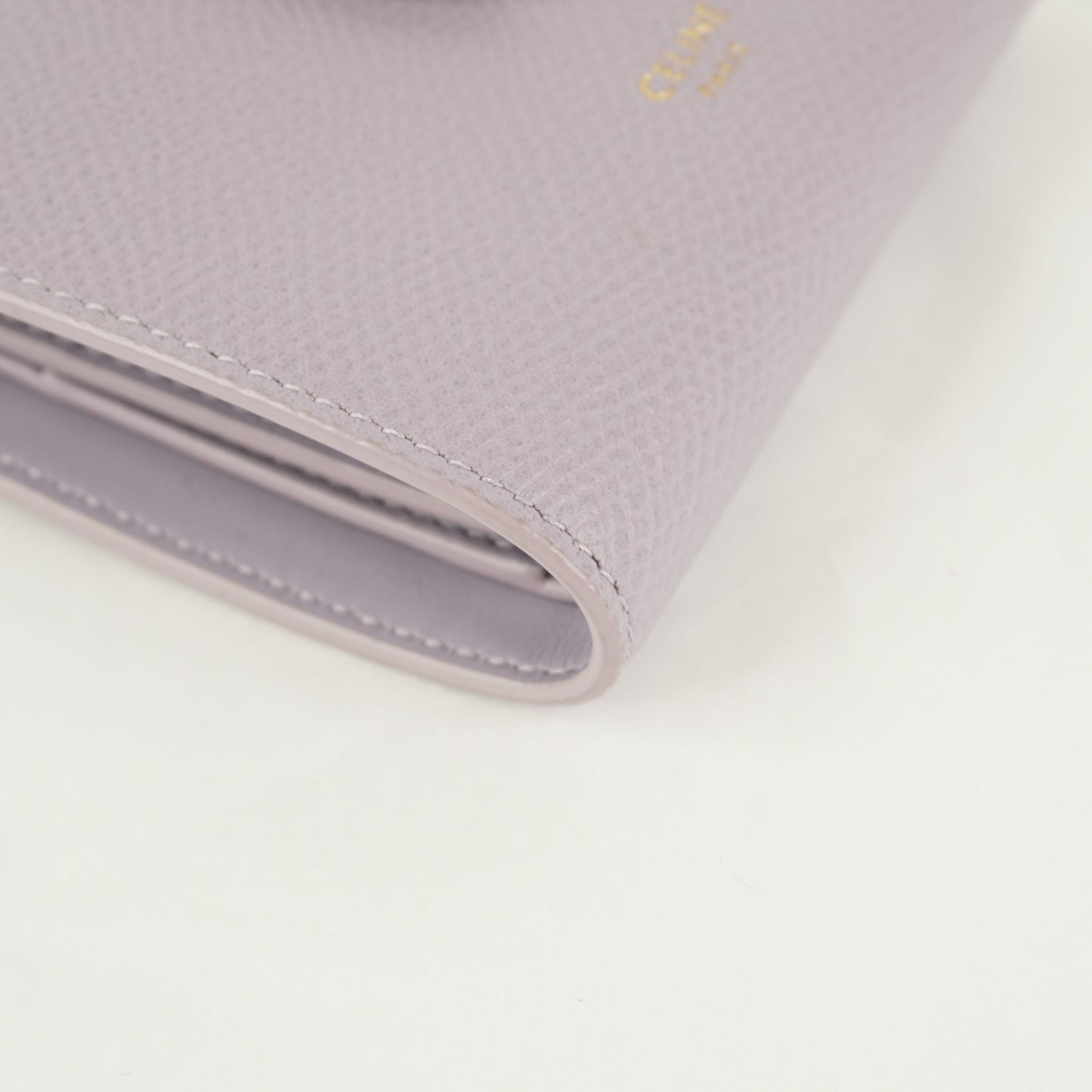 Celine Short Wallet Lilac Yellow