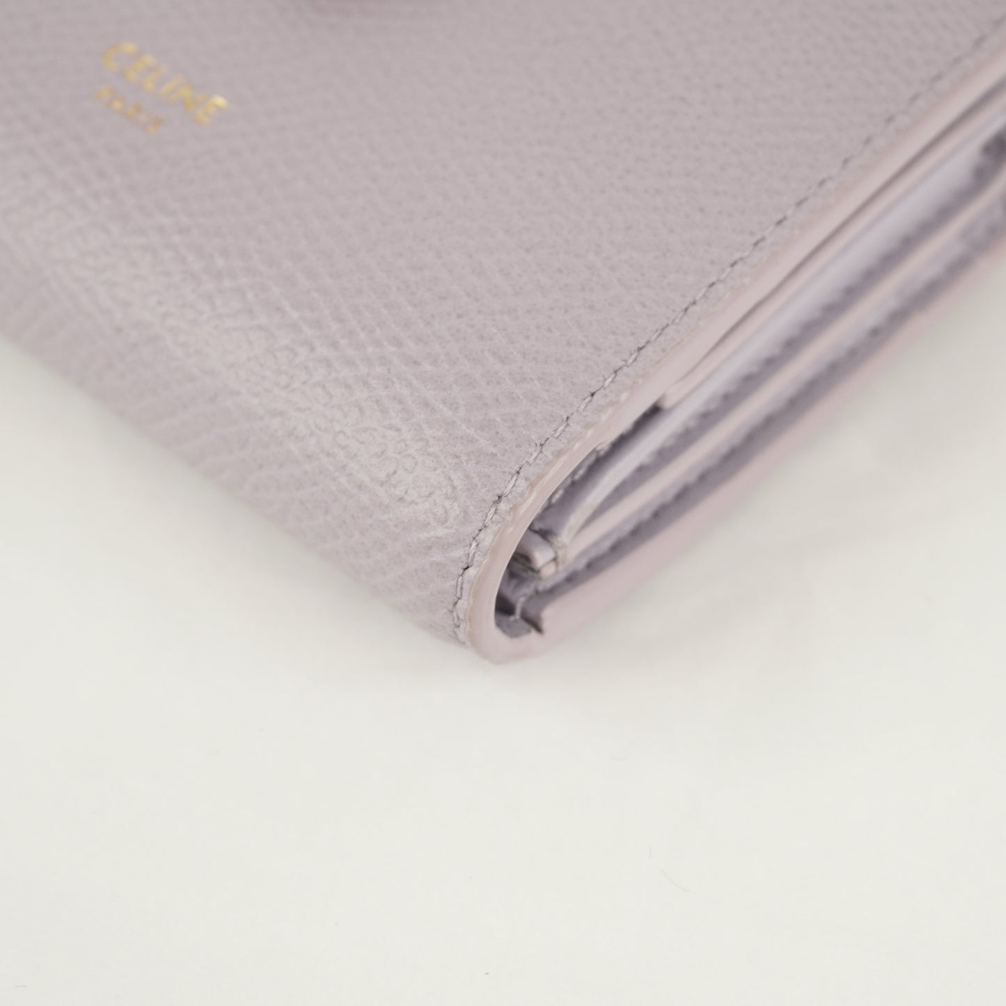 Celine Short Wallet Lilac Yellow