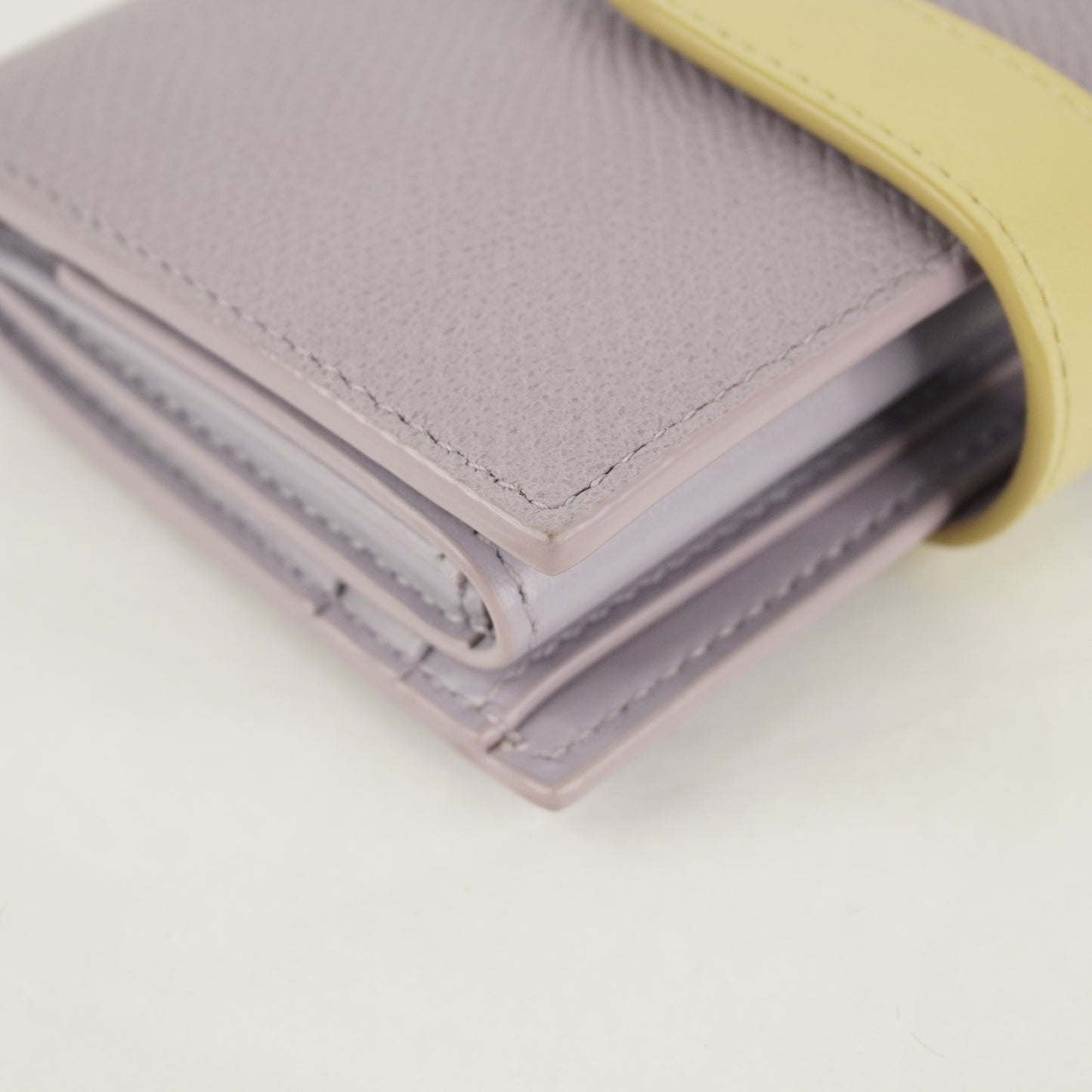 Celine Short Wallet Lilac Yellow