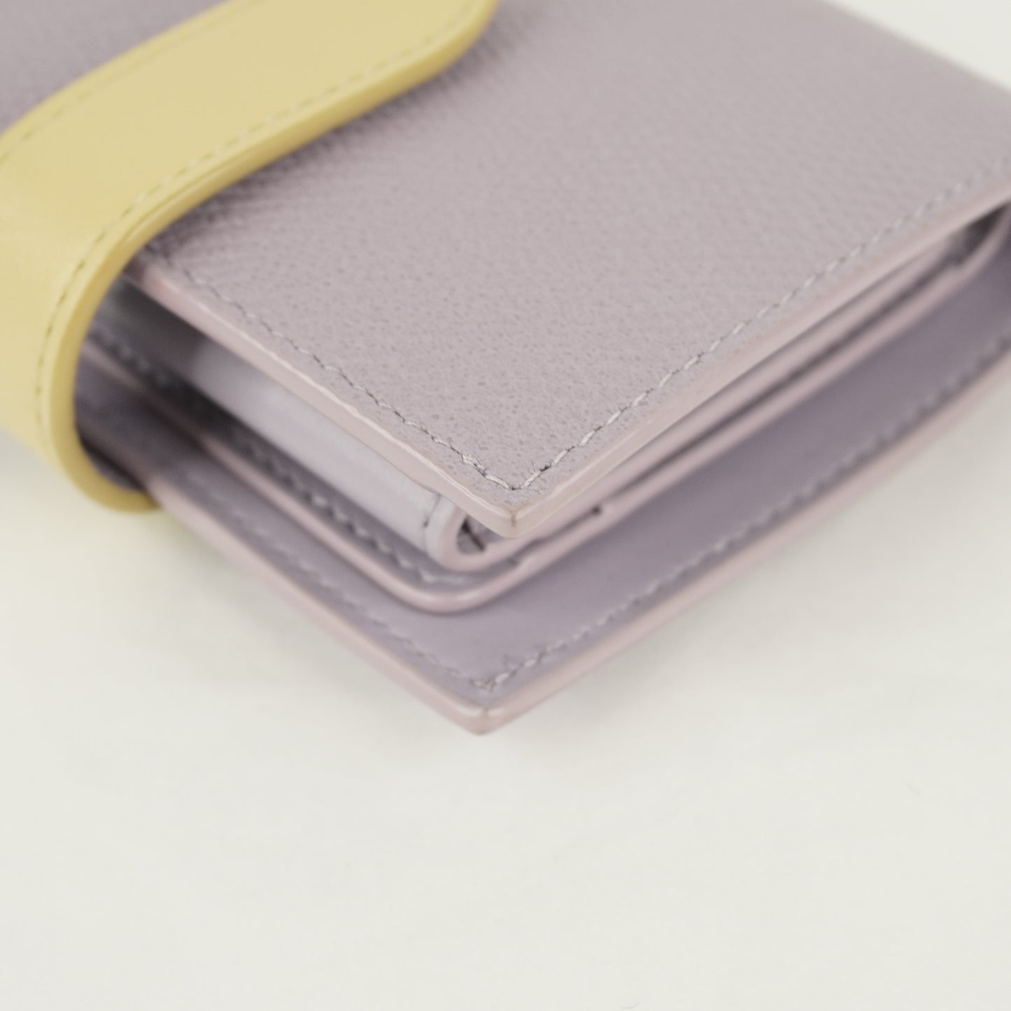Celine Short Wallet Lilac Yellow