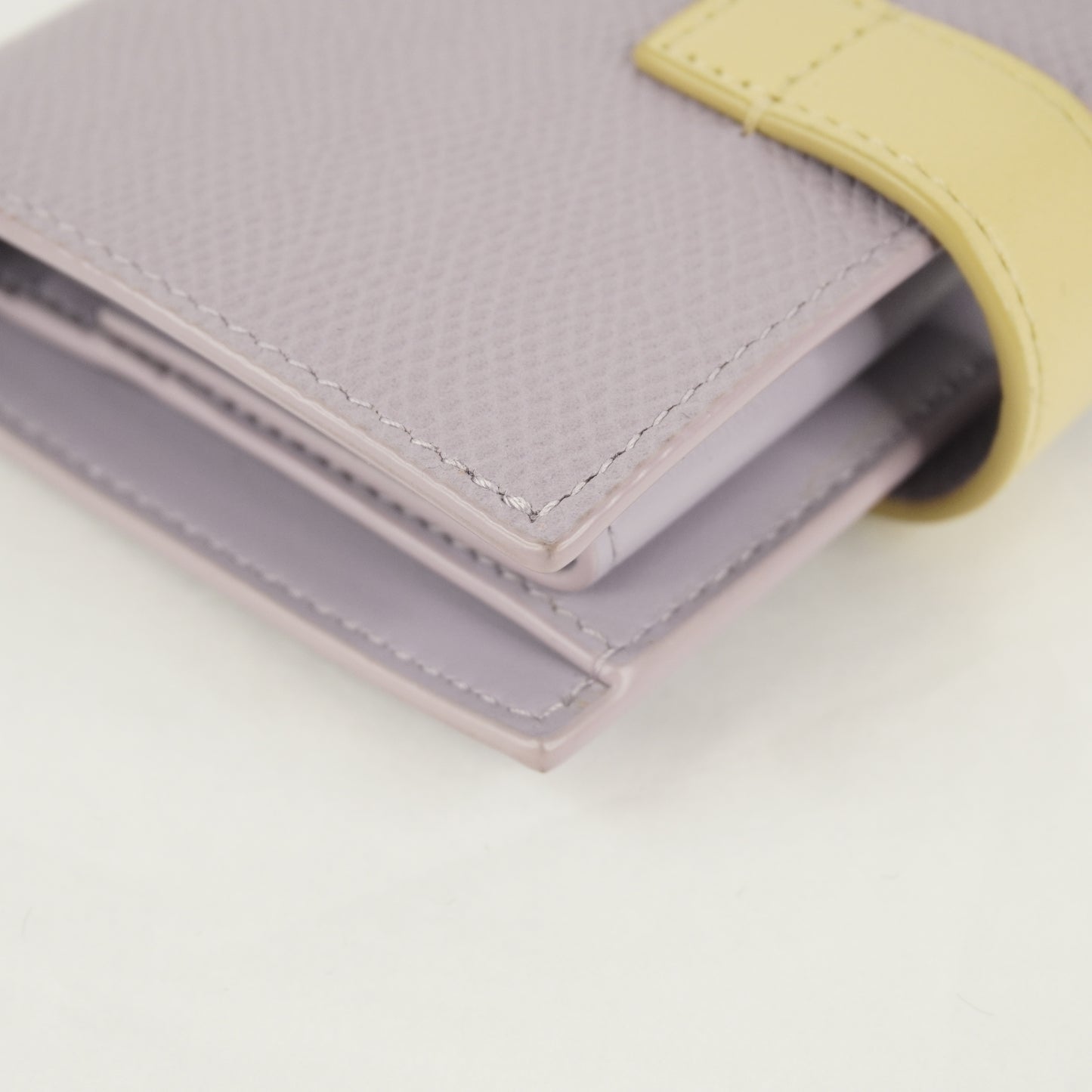 Celine Short Wallet Lilac Yellow