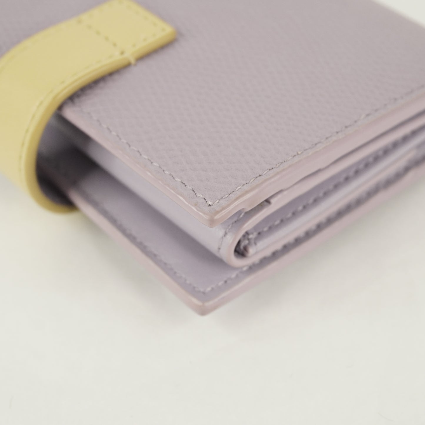 Celine Short Wallet Lilac Yellow
