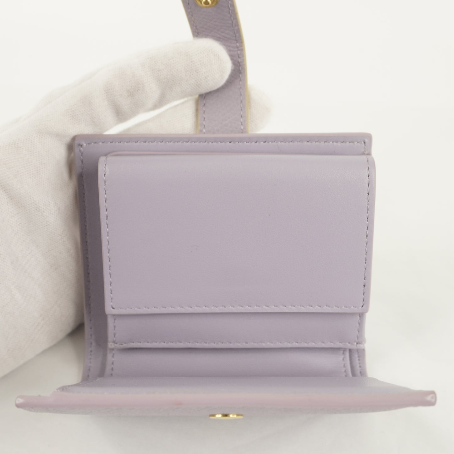 Celine Short Wallet Lilac Yellow