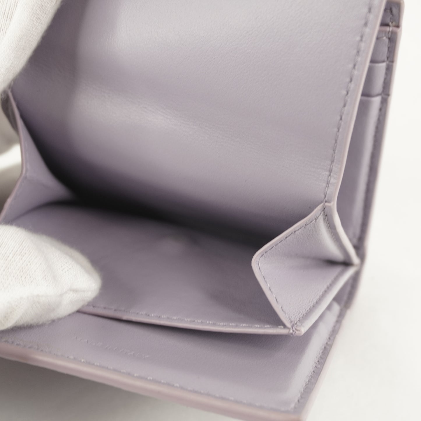 Celine Short Wallet Lilac Yellow