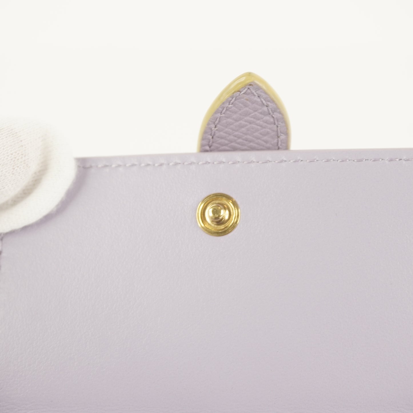 Celine Short Wallet Lilac Yellow